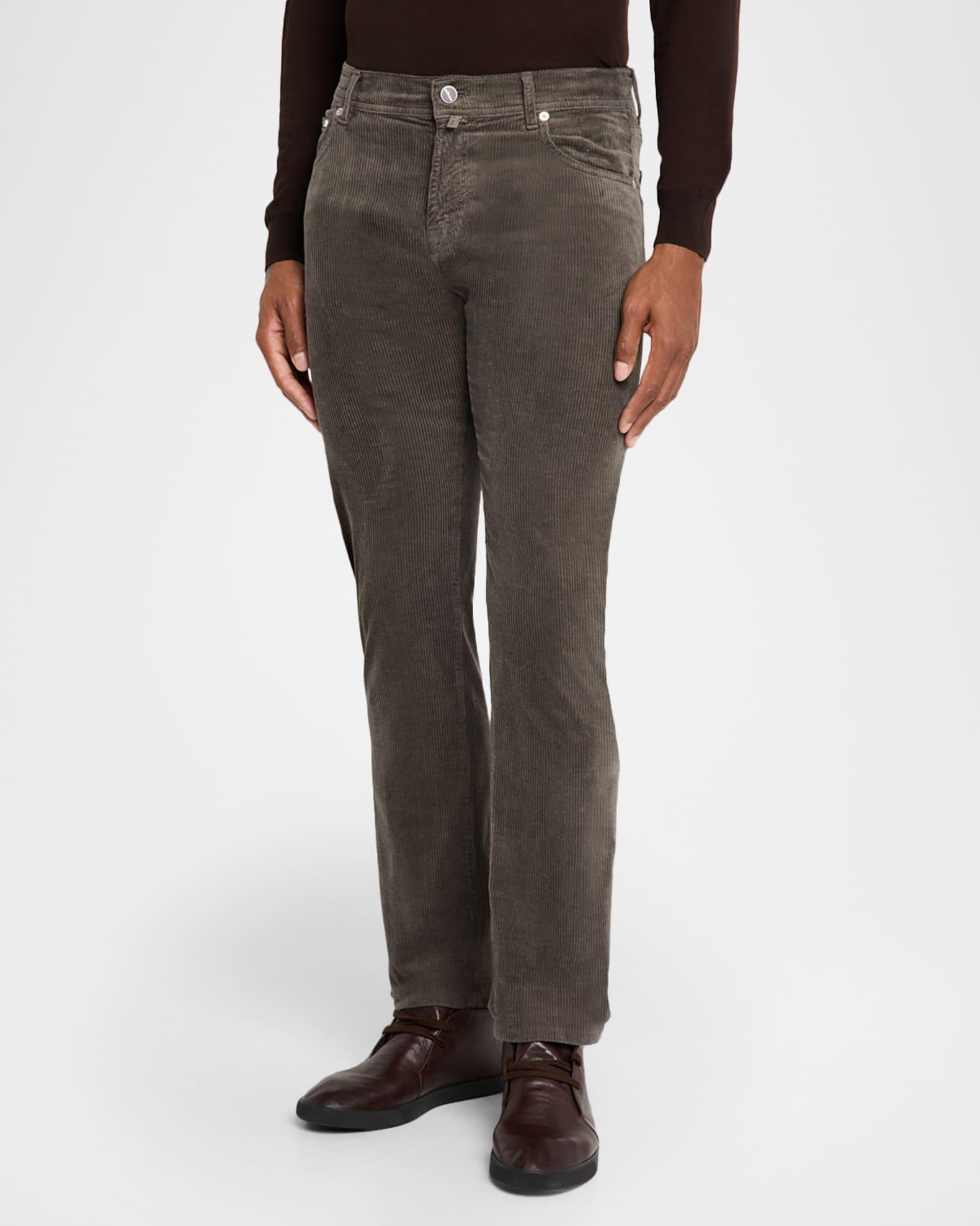 Men's Corduroy Straight Fit Five-Pocket Pants Product Image