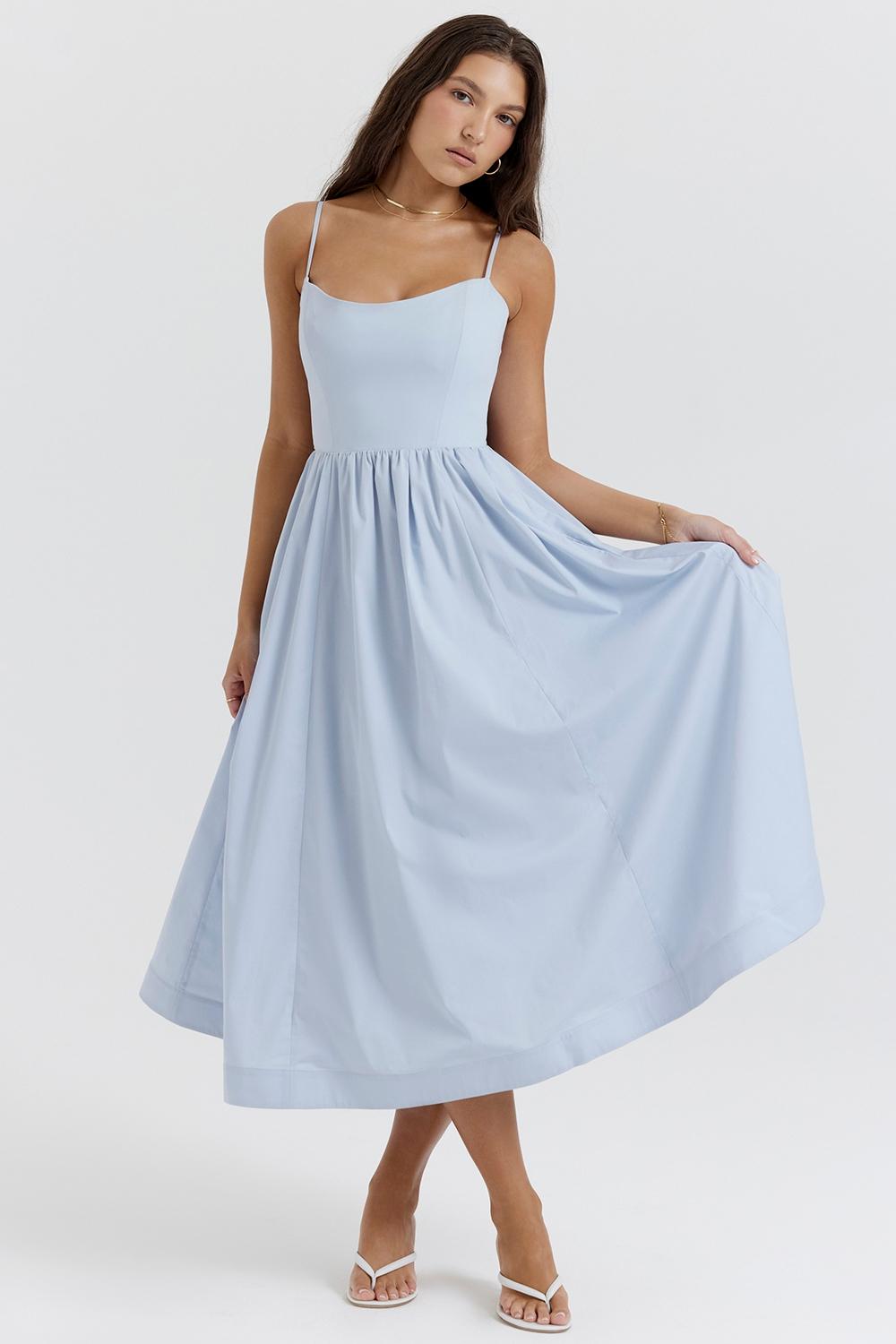 Lolita  soft blue corset sundress Product Image