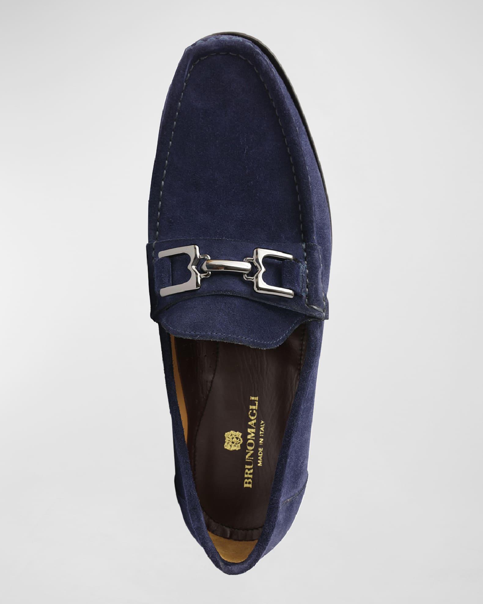 Men's Trieste Horse-Bit Leather Loafers Product Image