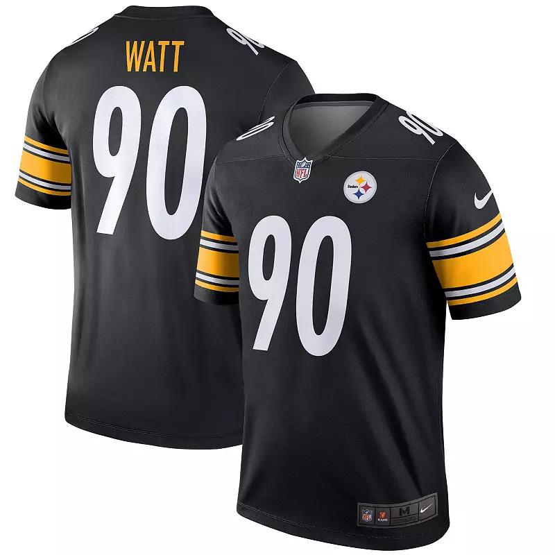 Men's Nike T.J. Watt Black Pittsburgh Steelers Team Legend Player Performance Top,  Product Image