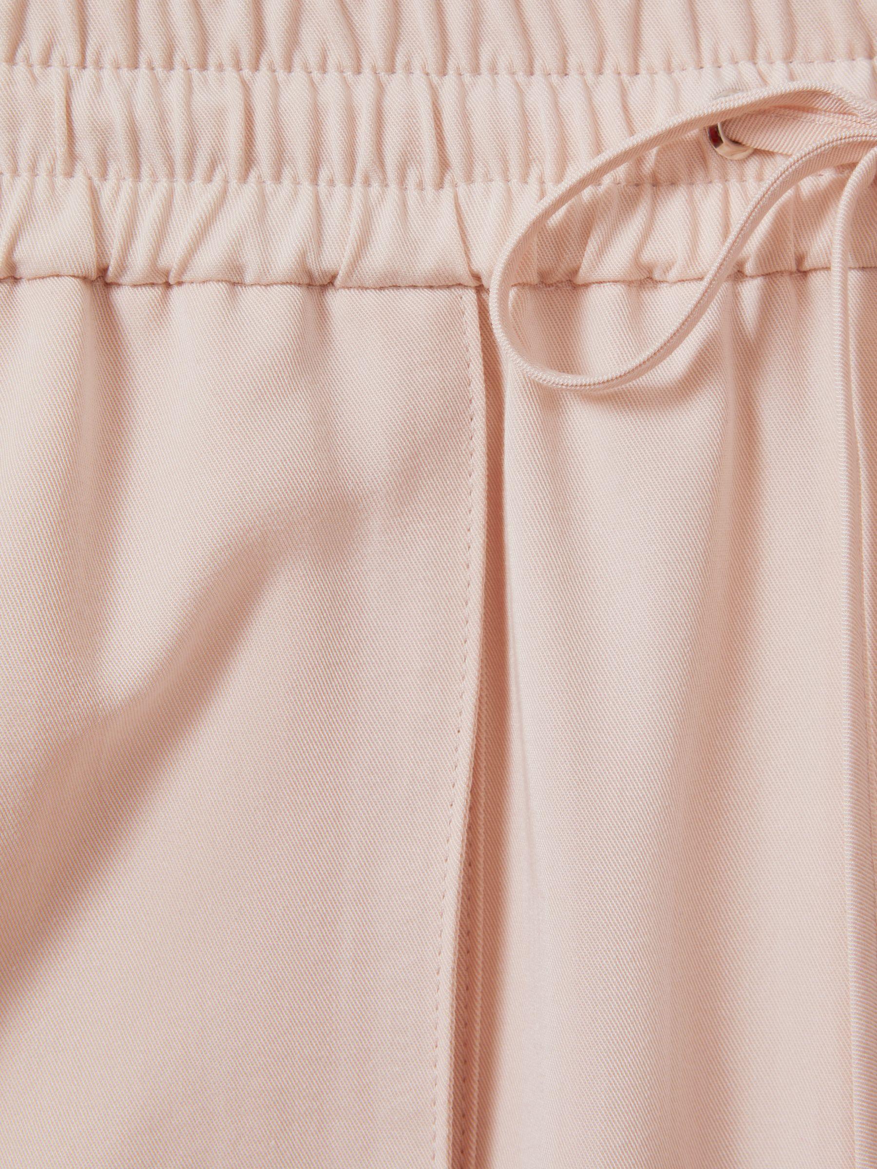 Drawstring Shorts with TENCEL™ Fibers in Pink Product Image