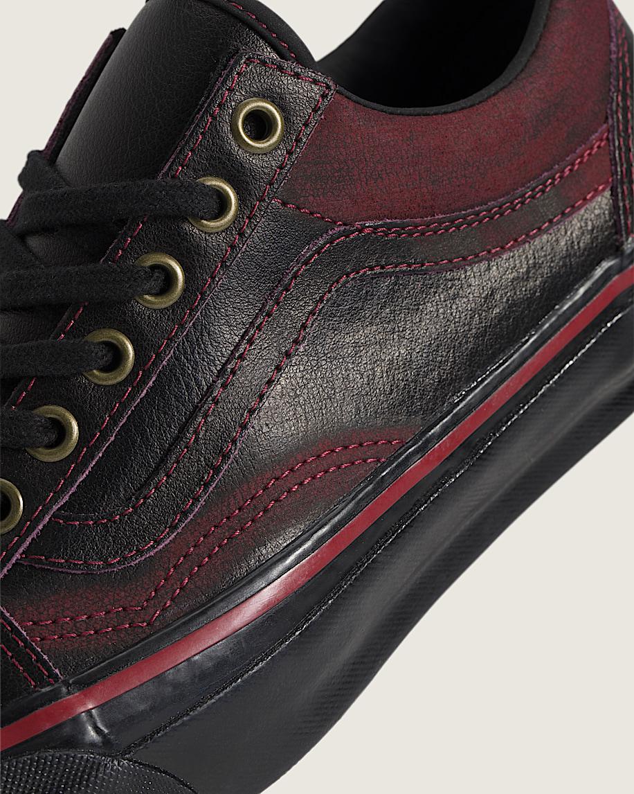 Premium Old Skool Tania Shoe in Dark Red / Black| Vans US Product Image