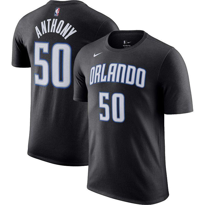 Men's Nike Cole Anthony Black Orlando Magic Icon 2022/23 Name & Number T-Shirt,  Product Image