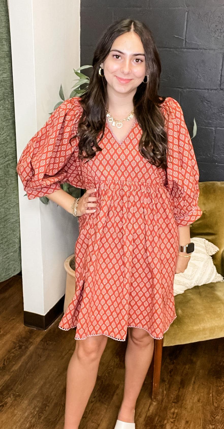 The Emma Grace Babydoll Dress 2 Colors (Small to Large) Product Image