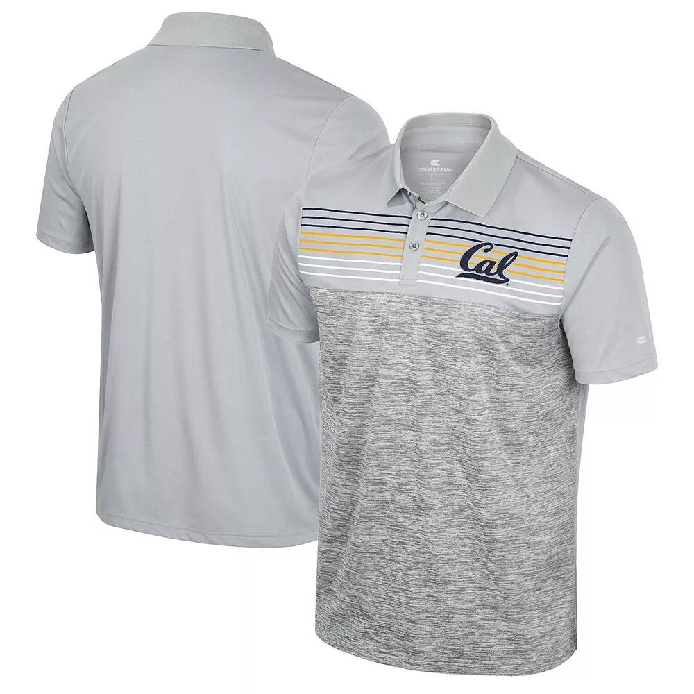 Men's Colosseum Gray Cal Bears Cybernetic Polo, Size: XL, Grey Product Image