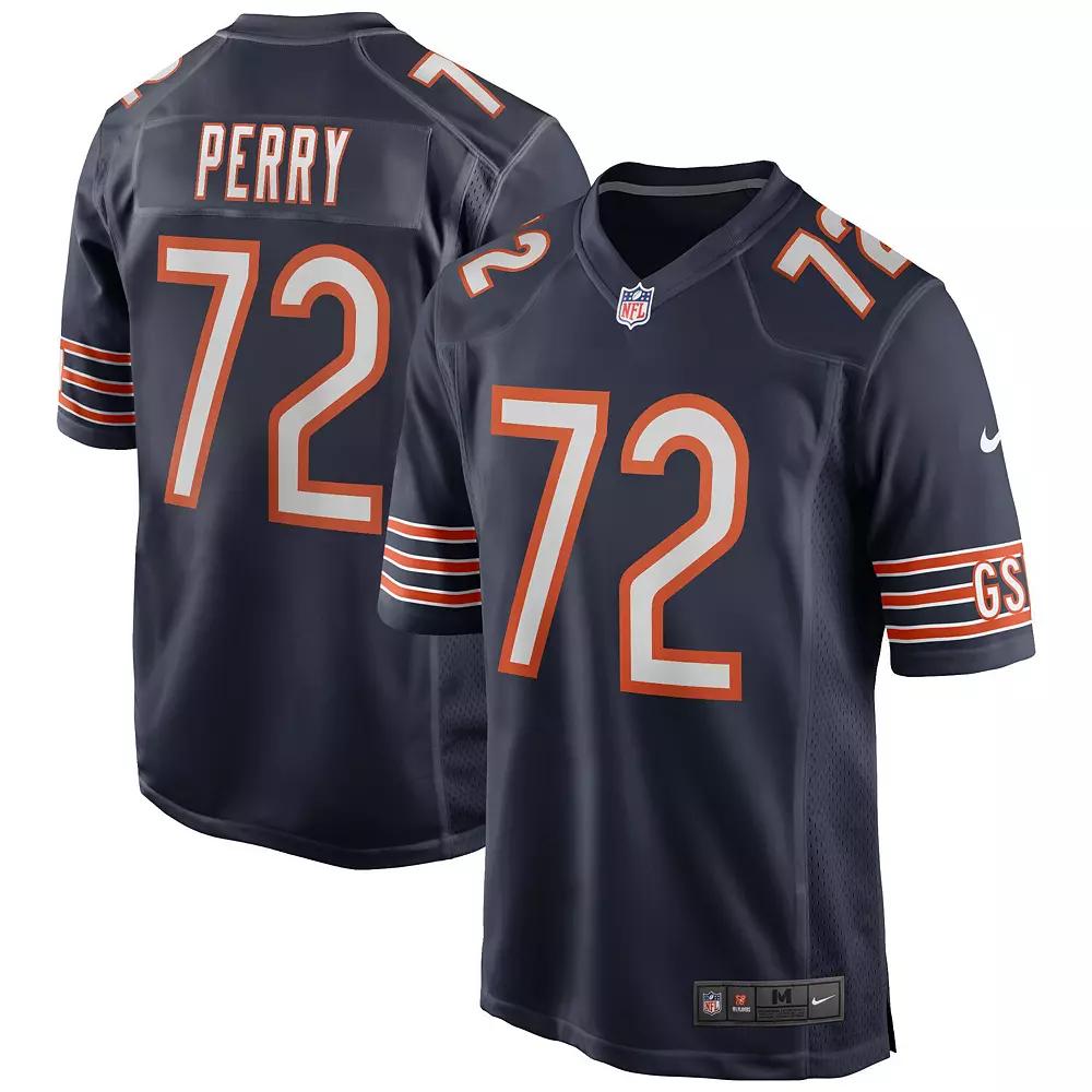 Men's Nike William Perry Navy Chicago Bears Game Retired Player Jersey,  Product Image