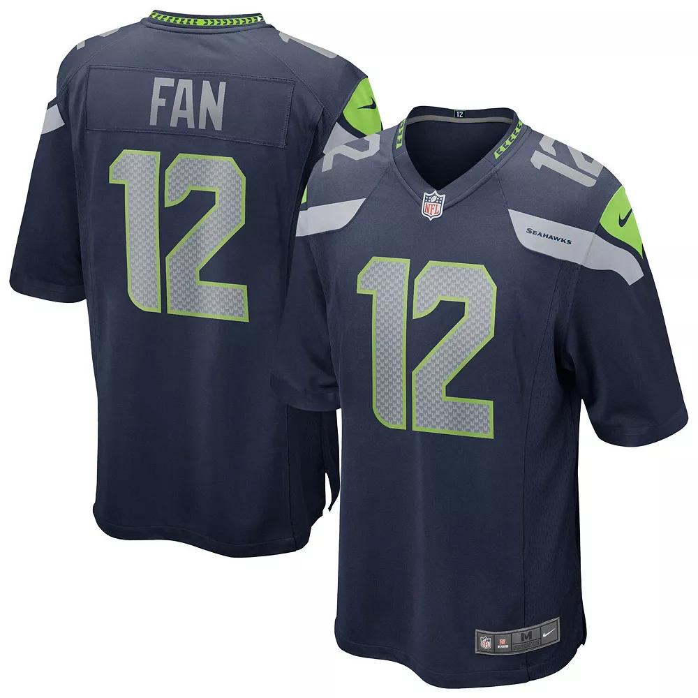 12 Fan Seattle Seahawks Nike Mens NFL Game Jersey | 67NMSSGH78-EEO Product Image