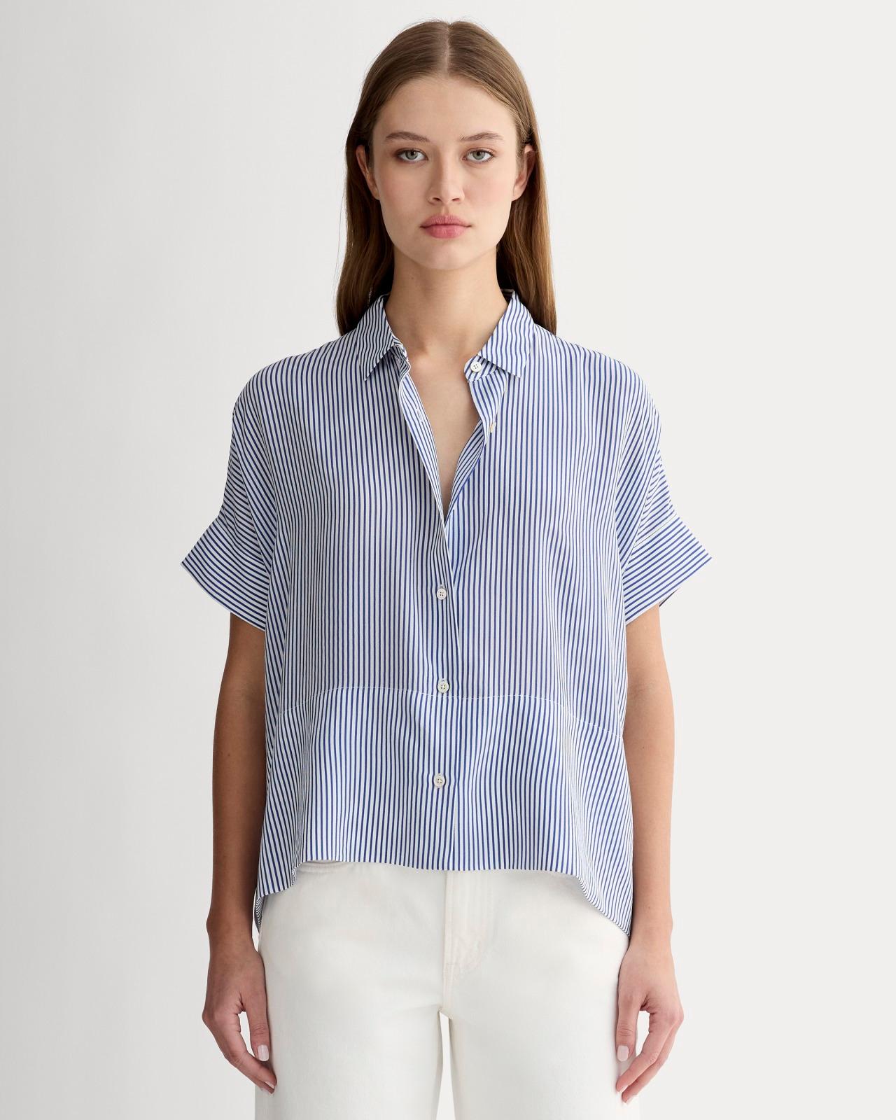 Womens Boxy Shirt in Washable Silk by Everlane Product Image