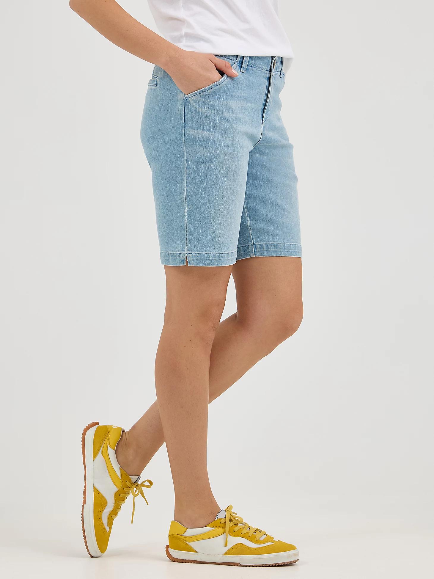 Women's Legendary Chino Denim Bermuda | Women's Denim | Lee® Product Image