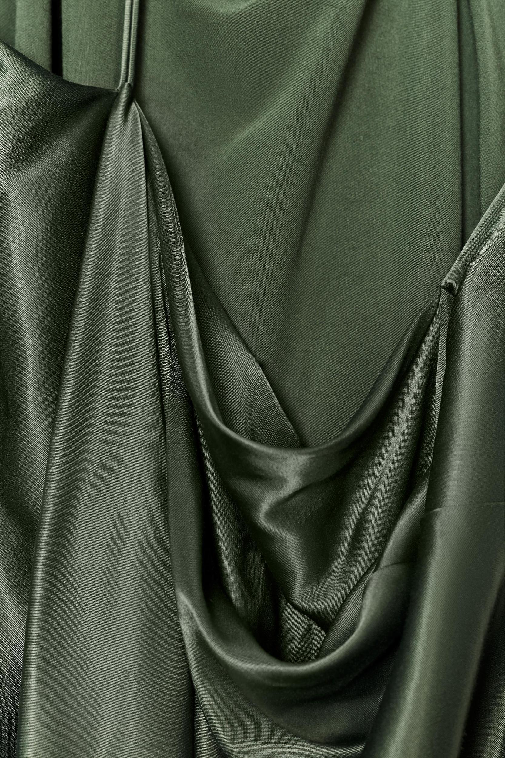 ZW COLLECTION ASYMMETRIC SATIN DRESS Product Image