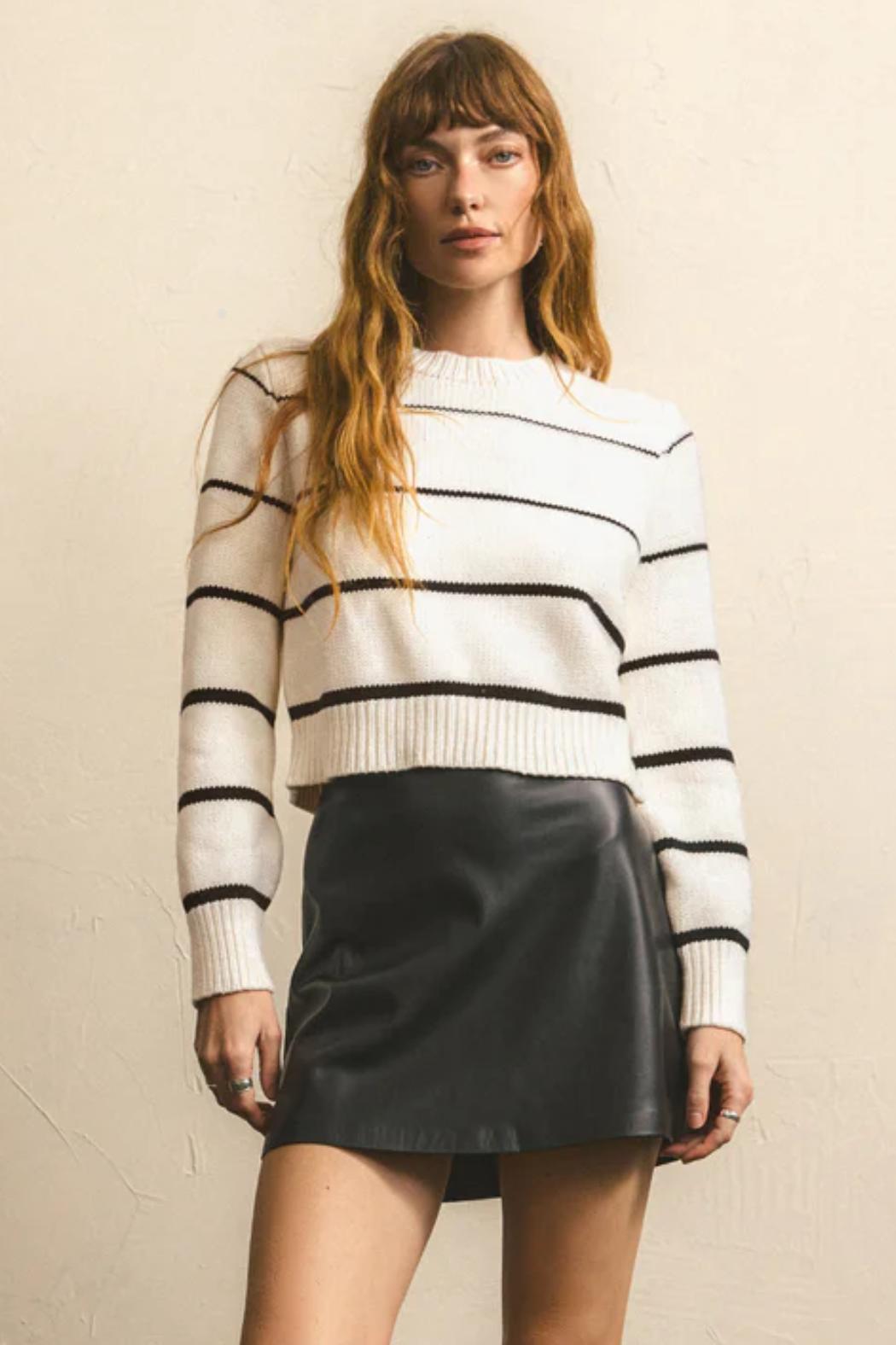 Ciera Leather Skirt Product Image