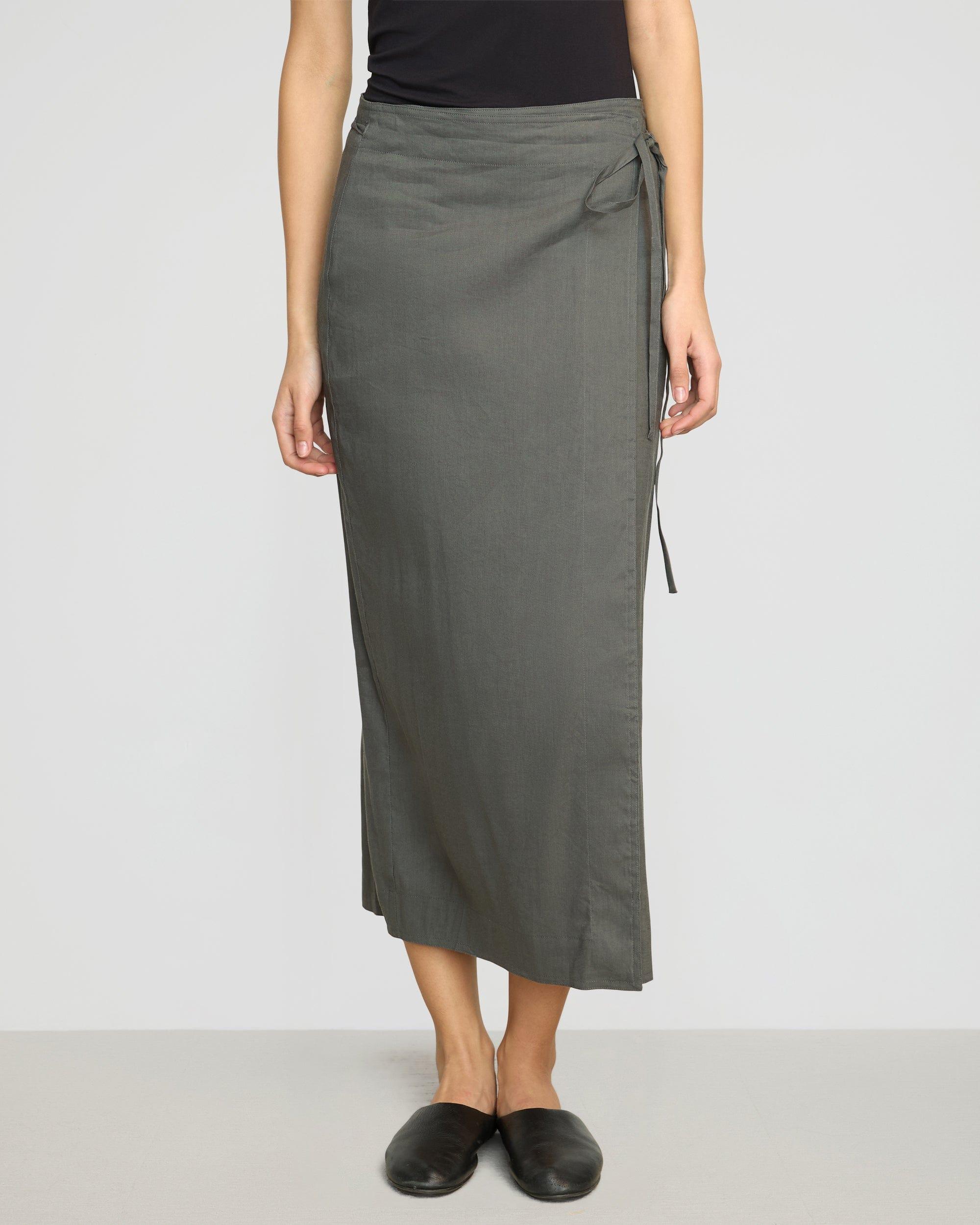 Ellie Linen Maxi Wrap Skirt Product Image