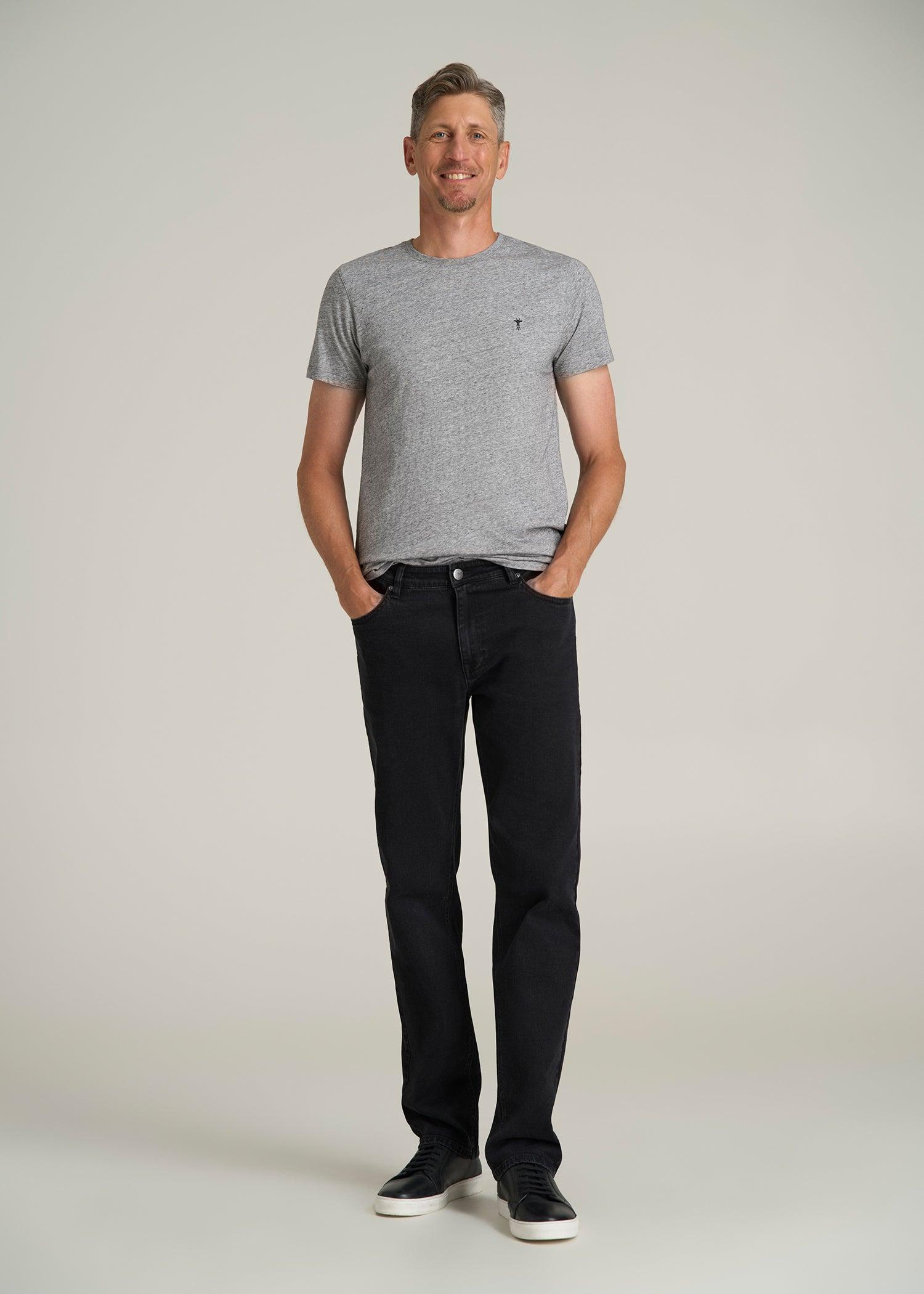 J1 STRAIGHT LEG Jeans for Tall Men in Onyx Black Wash Male Product Image