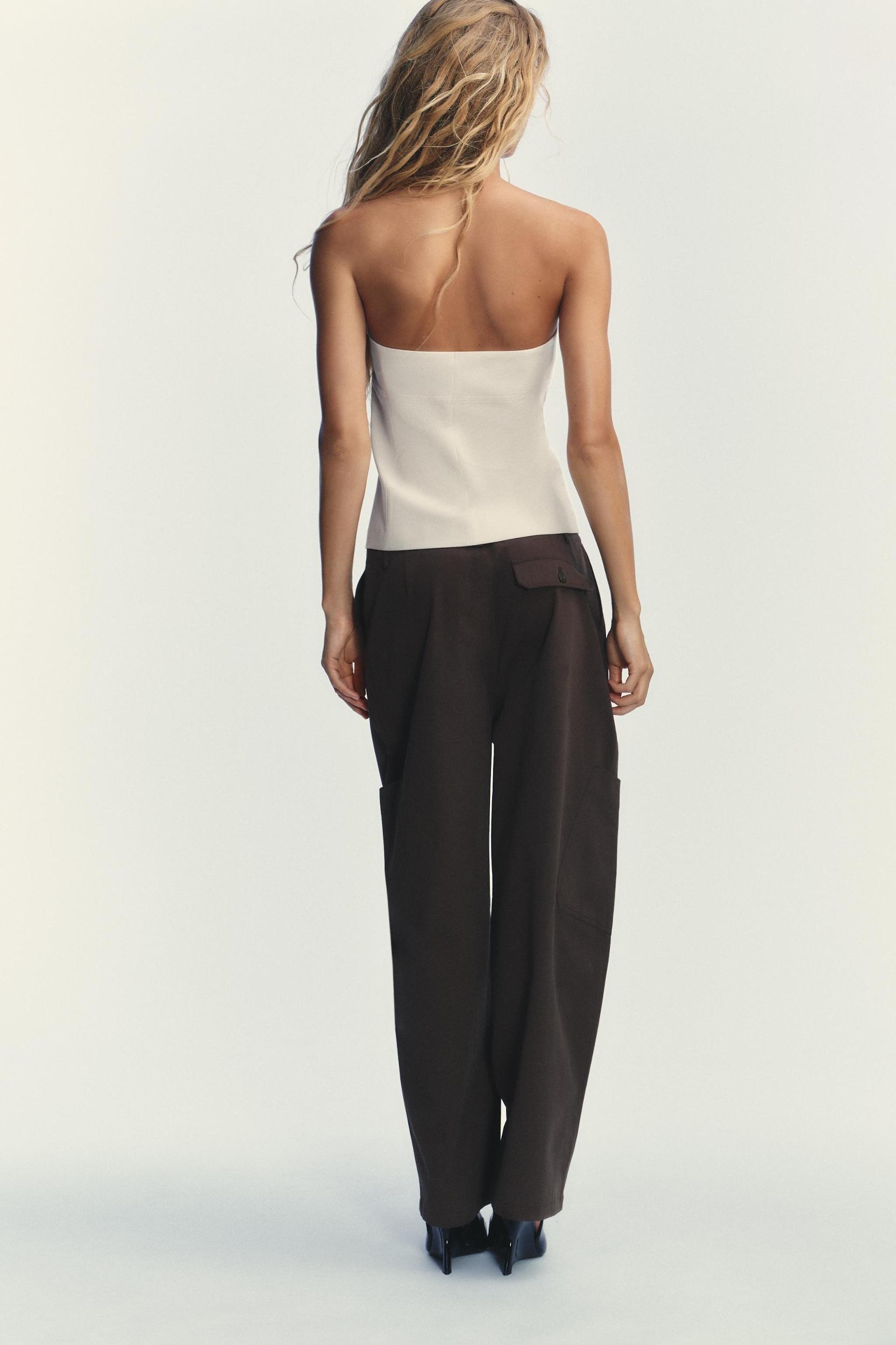 BOW STRAPLESS TOP Product Image