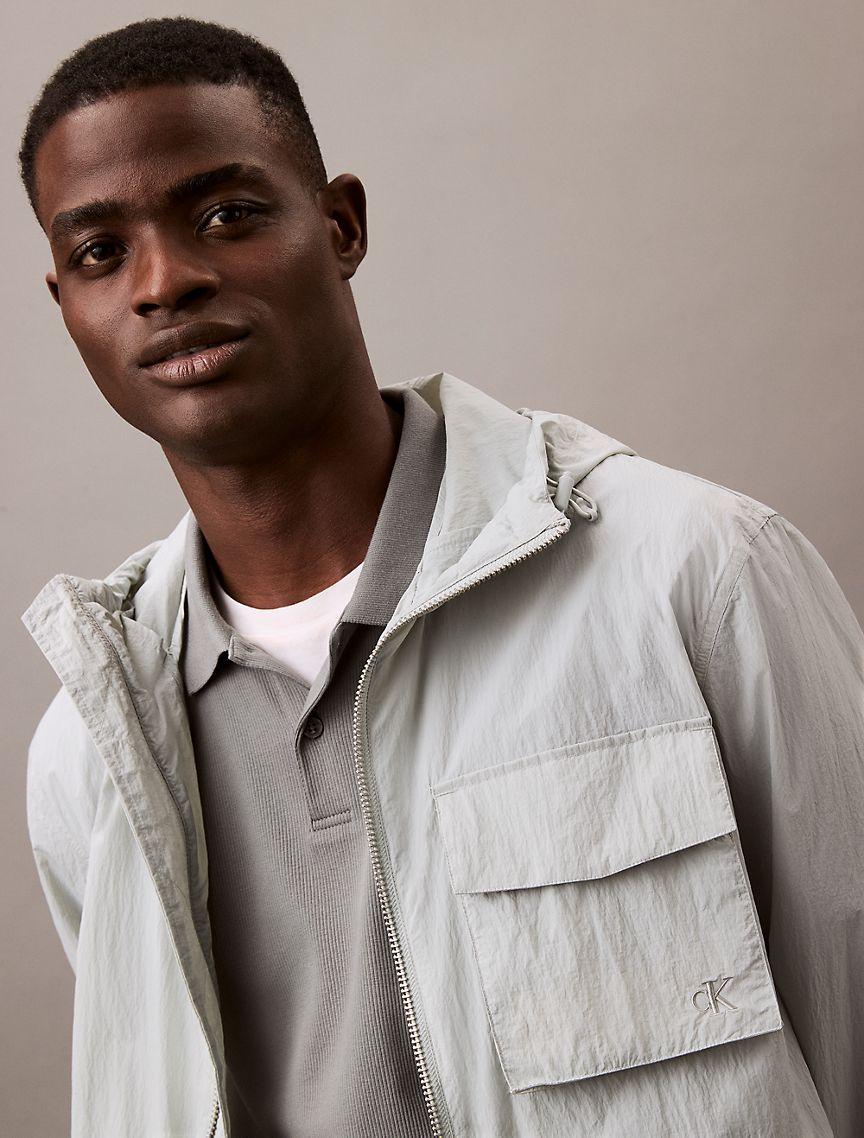 Stretch Fine Rib Polo Shirt Product Image