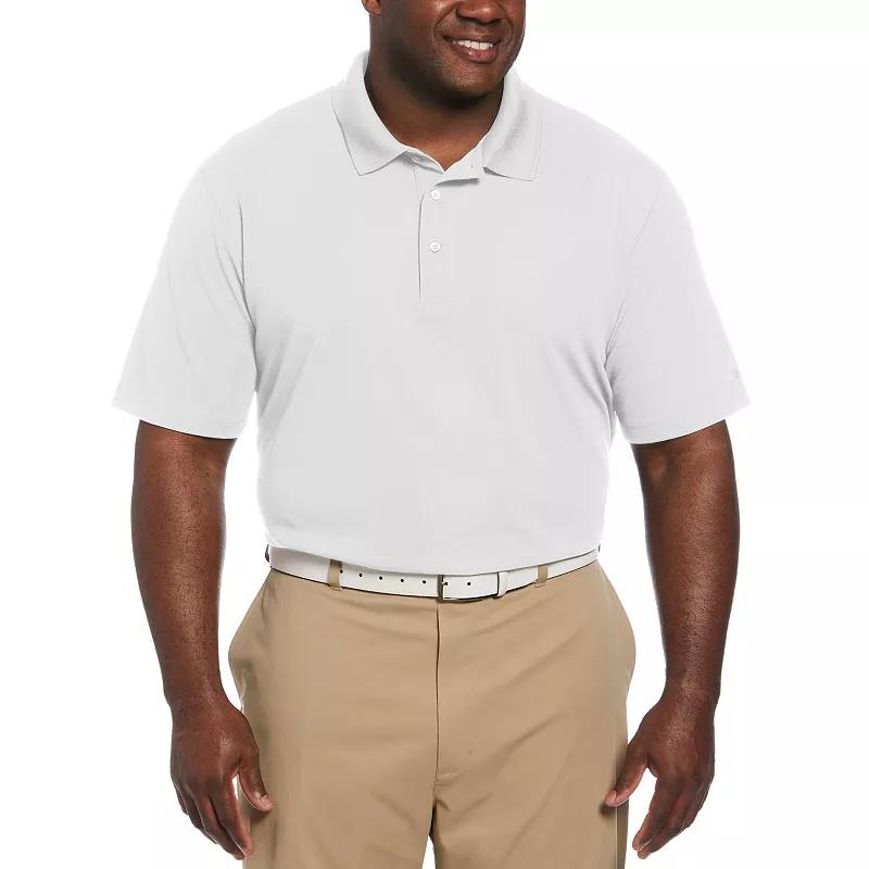 Big & Tall Grand Slam Short Sleeve Classic-Fit Solid Golf Polo, Men's, Size: XXL Tall, Black Product Image