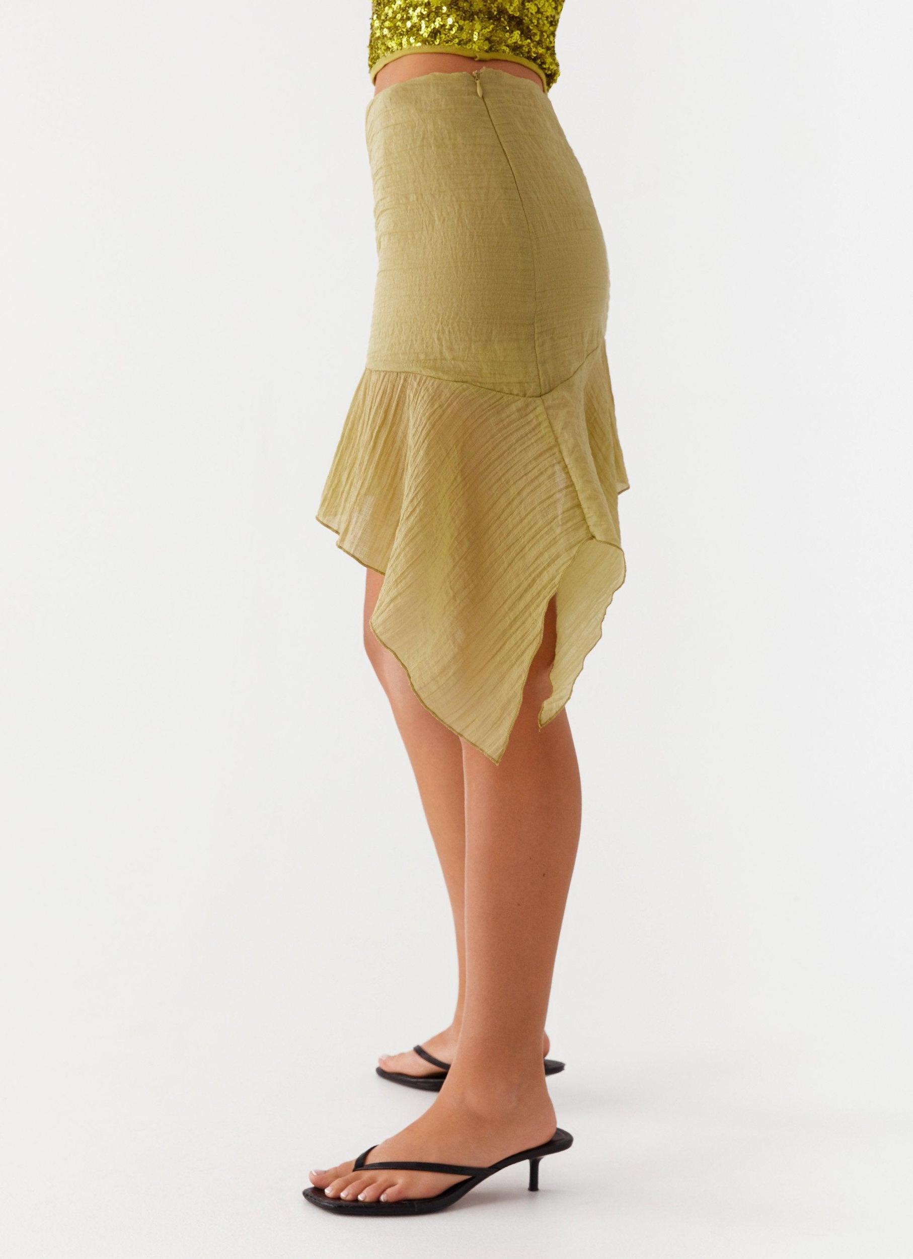 Harmonies Mini Skirt - Green Product Image