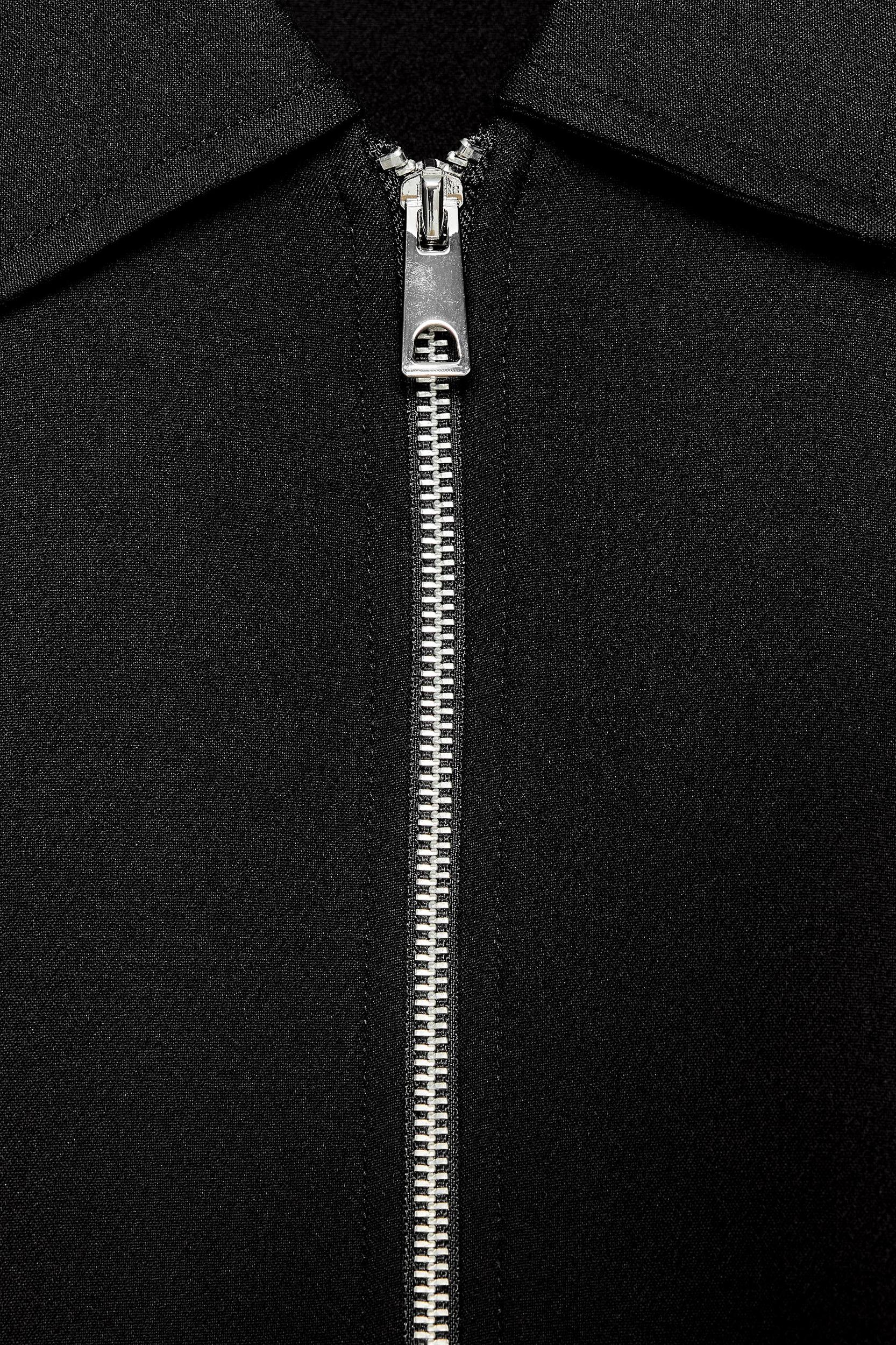 ZIP-UP GATHERED JACKET Product Image