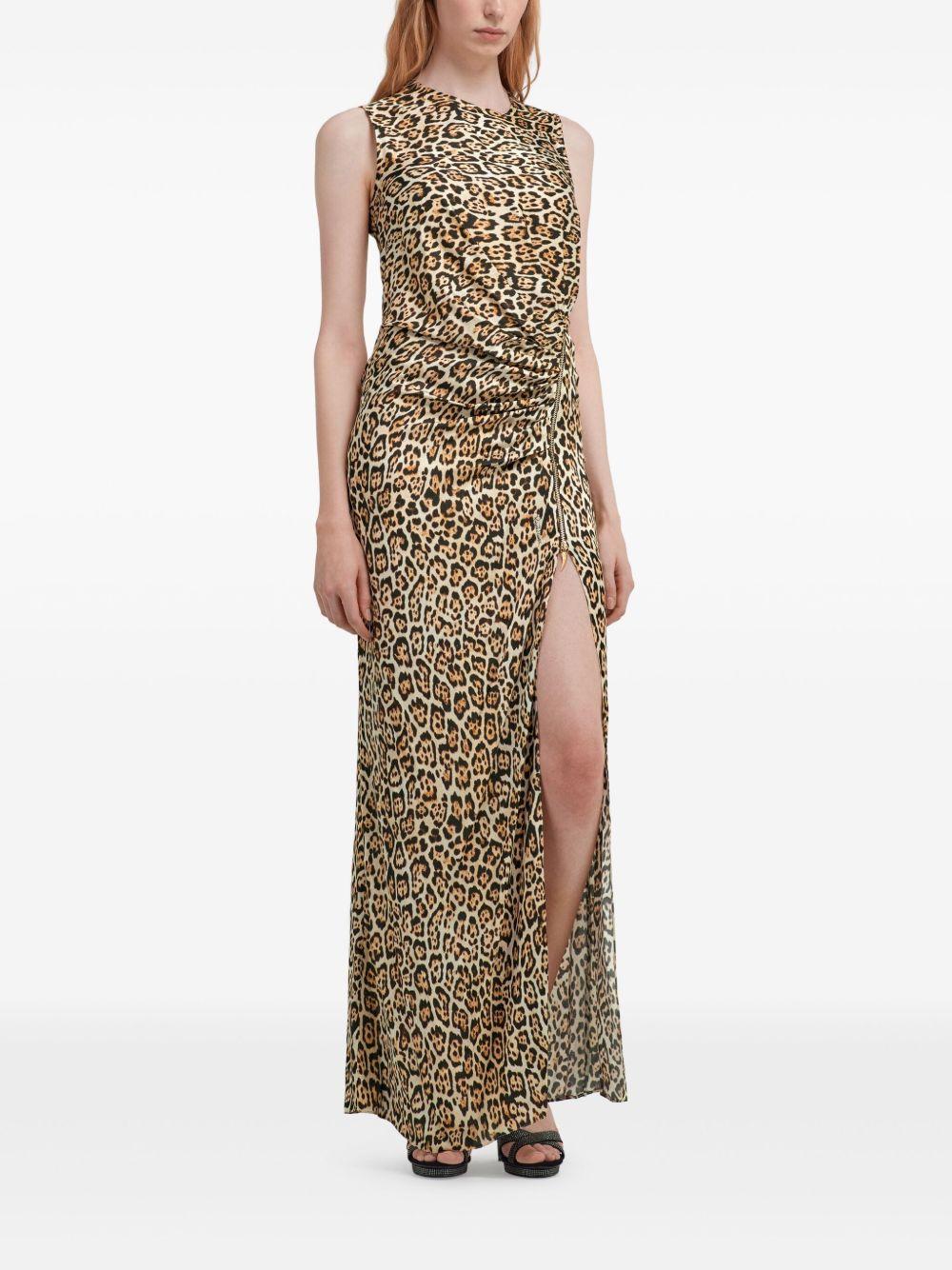 leopard-print maxi dress Product Image