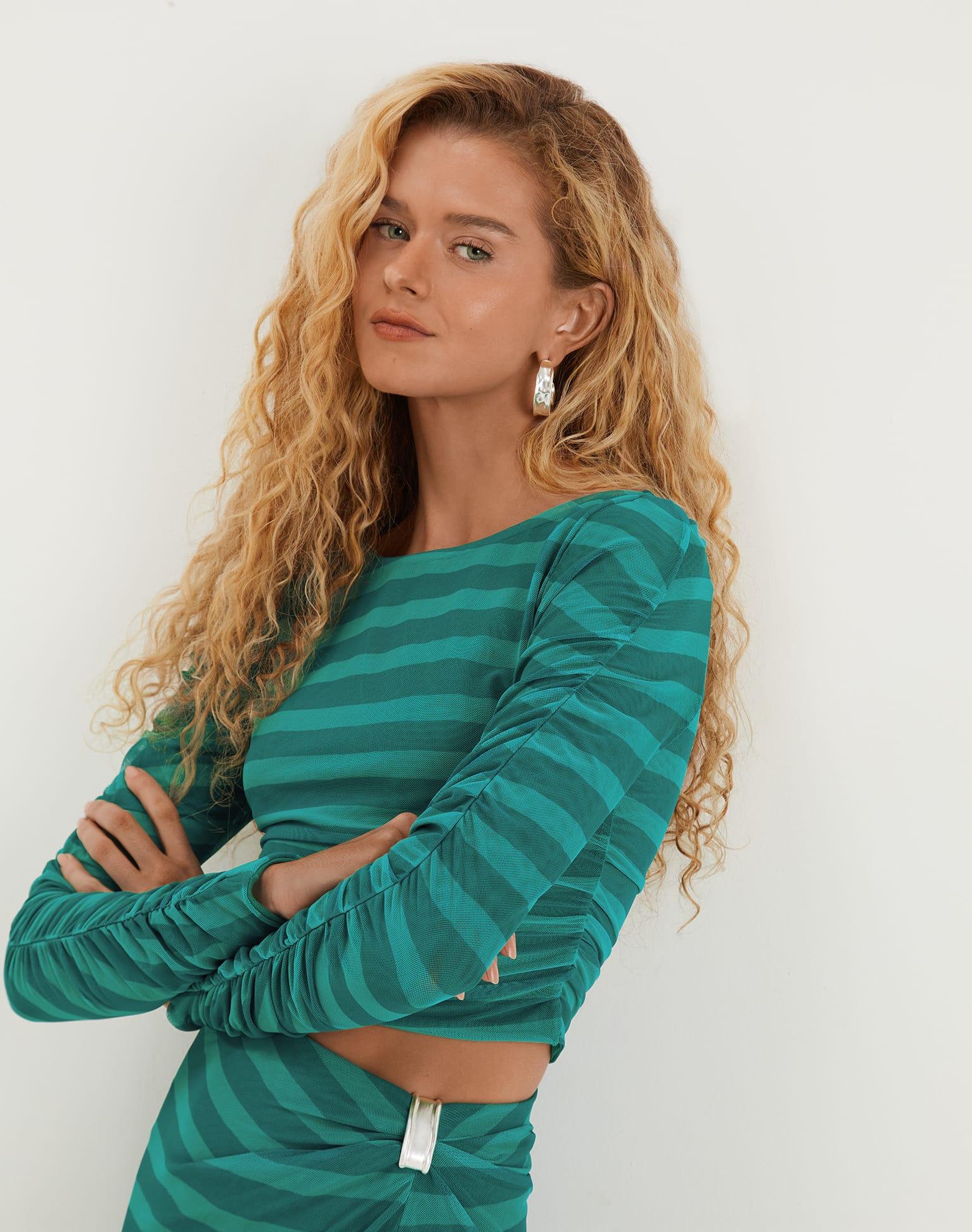Mira Long Sleeve Top - Harmonie Yacht Product Image