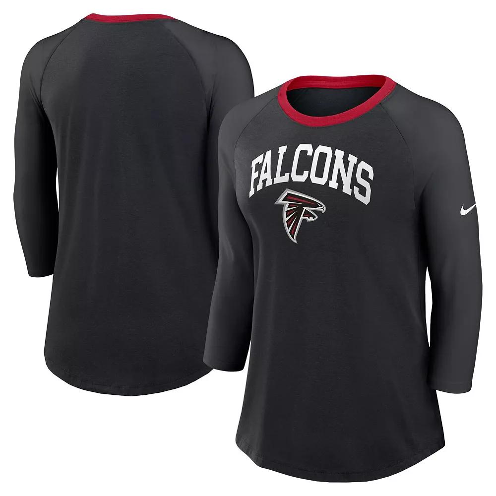 Atlanta Falcons Nike Womens NFL 3/4-Sleeve T-Shirt | 01UE01PX96-PVL Product Image