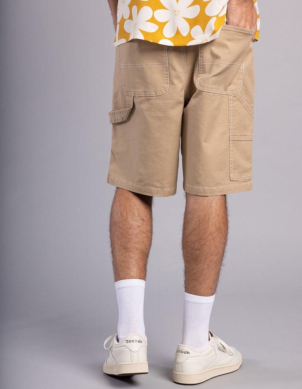 RSQ Mens Utility Canvas Shorts - SAND Product Image
