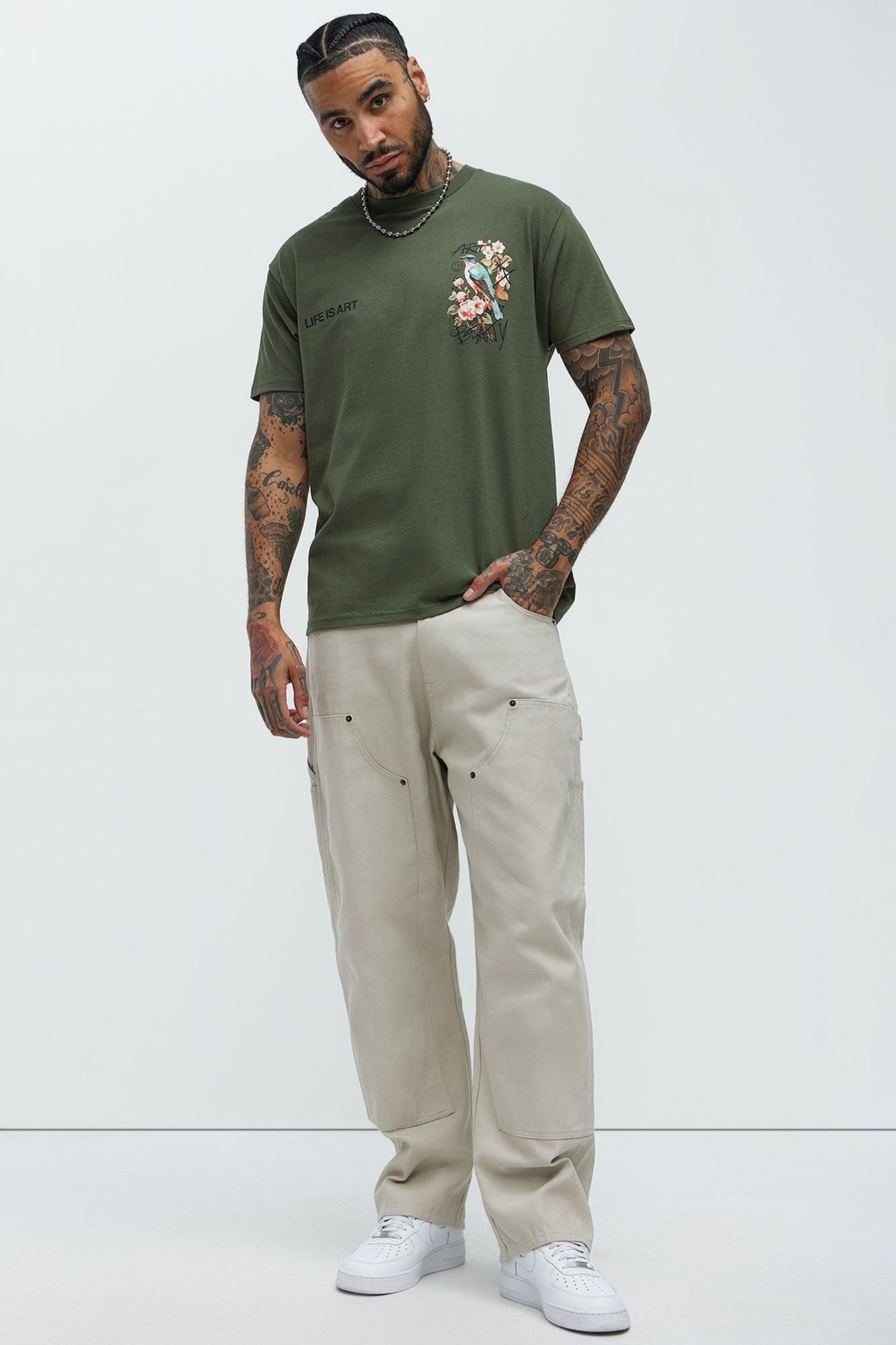 Creativity Of Life Short Sleeve Tee - Sage Product Image