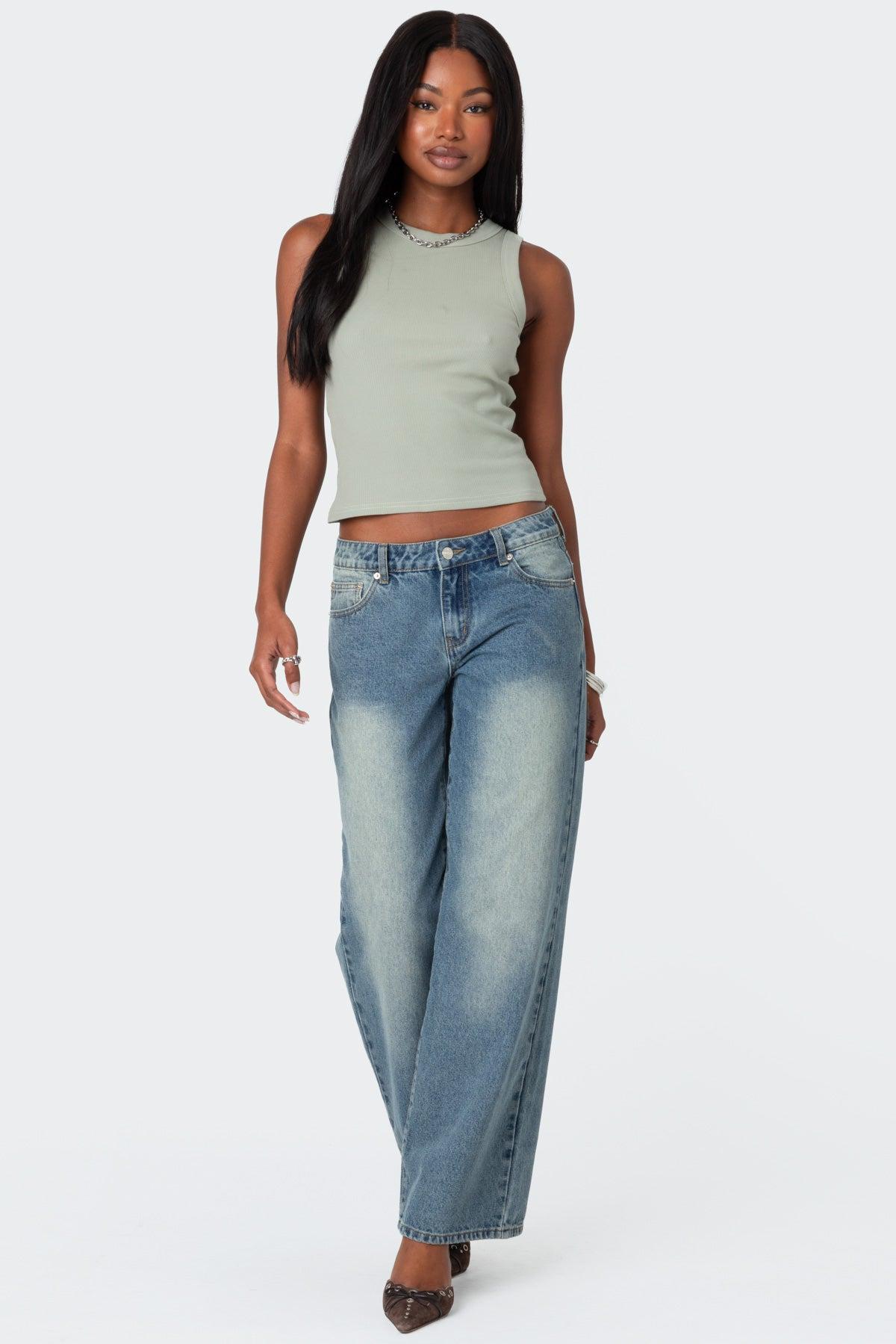 Standard Ribbed Tank Top Product Image