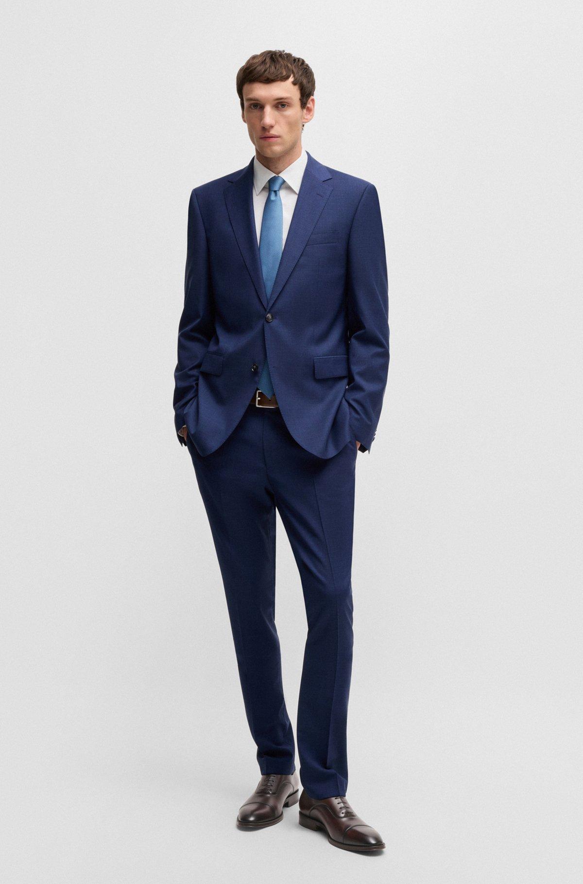 BOSS - Captoe Oxford shoes in smooth leather - Dark Brown Product Image