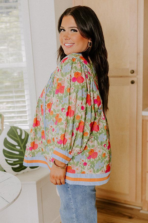 Dahlia Daydream Floral Top Curves Product Image