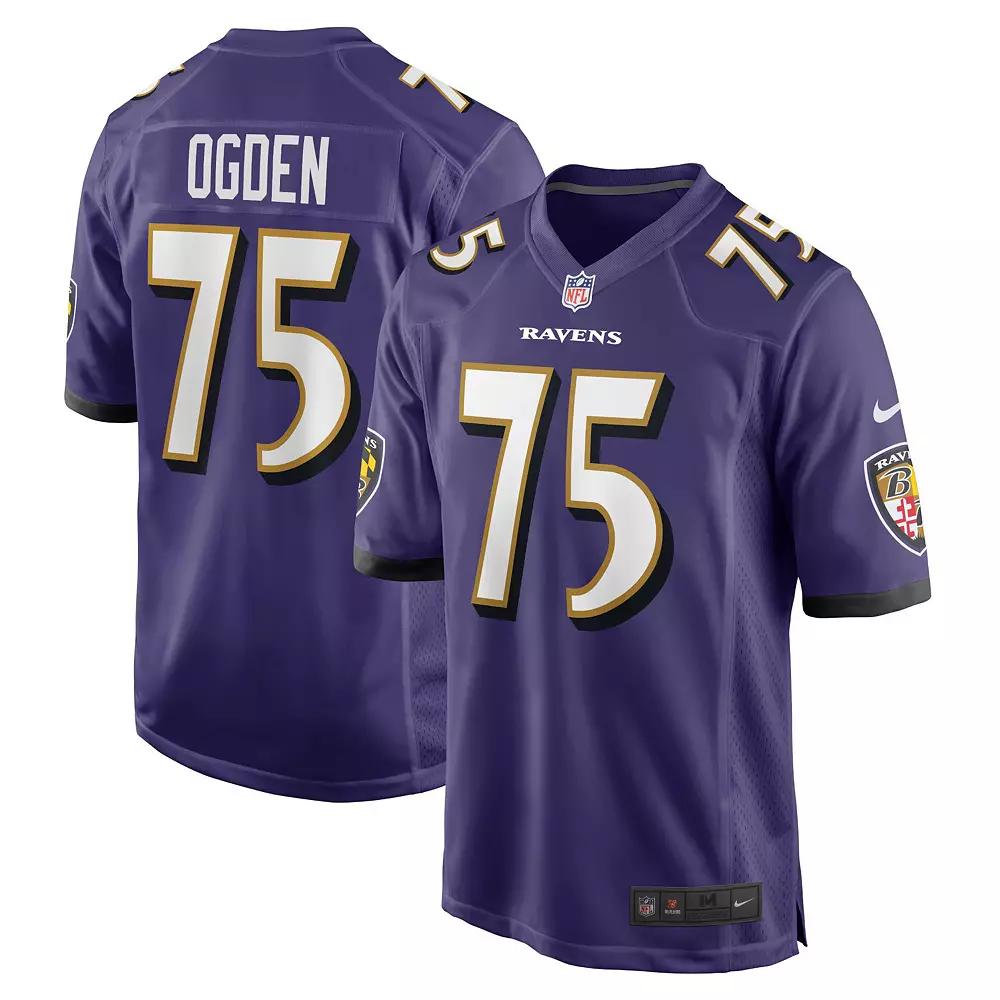 Men's Nike Jonathan Ogden Purple Baltimore Ravens Retired Player Game Jersey,  Product Image