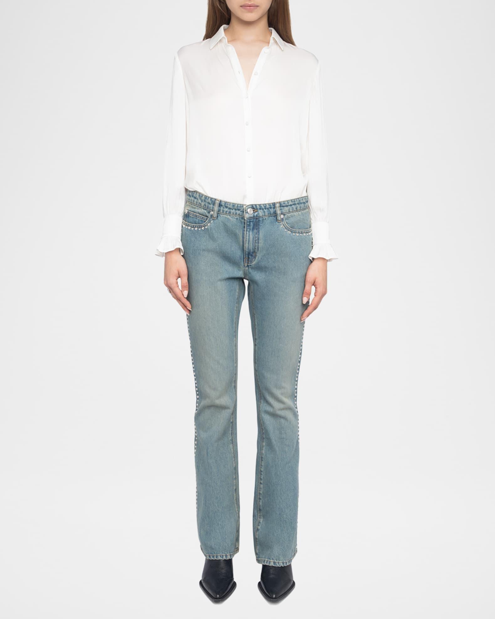 Eclip Studded Bootcut Jeans Product Image