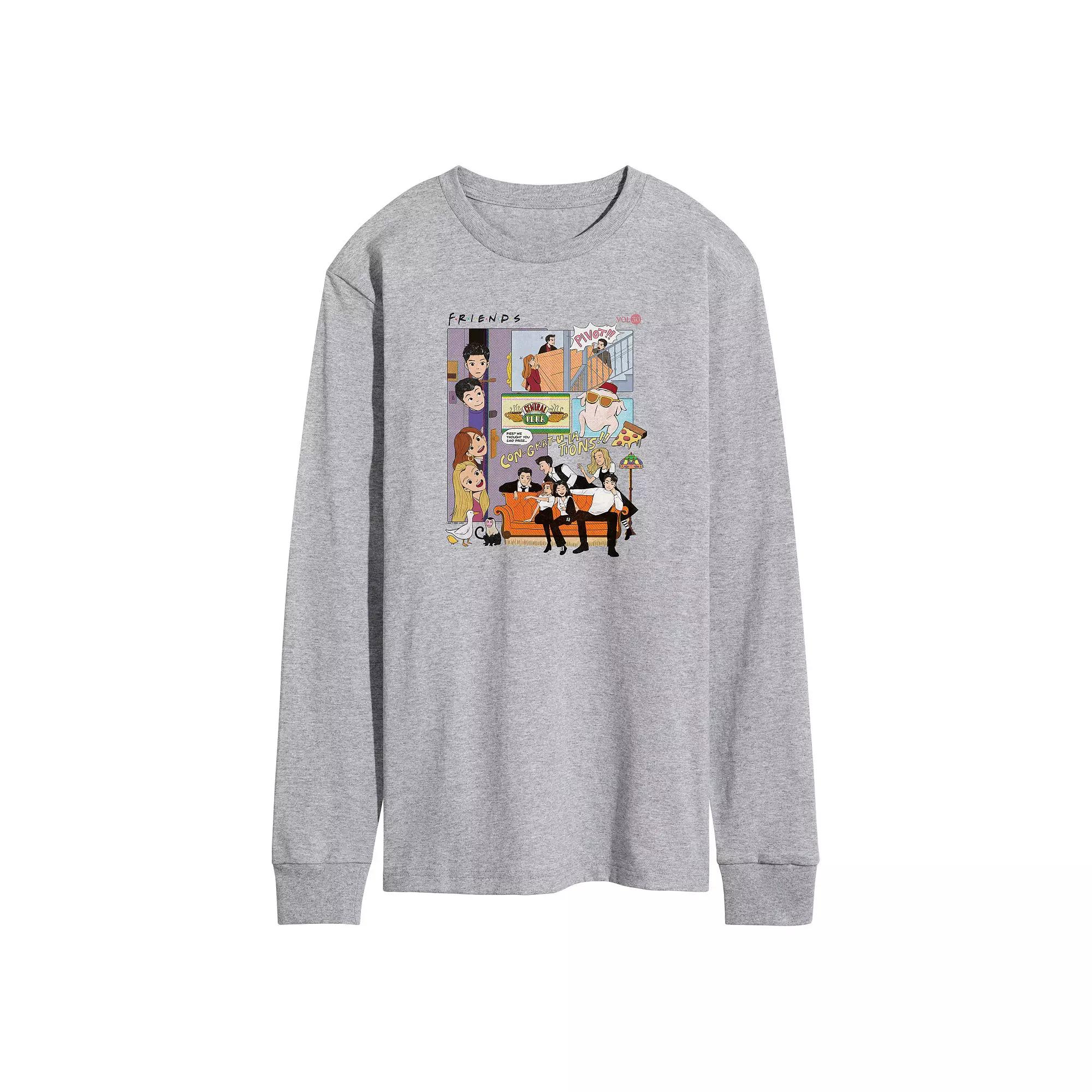 Men's Friends 30 Years Long Sleeve Graphic Tee,  Product Image