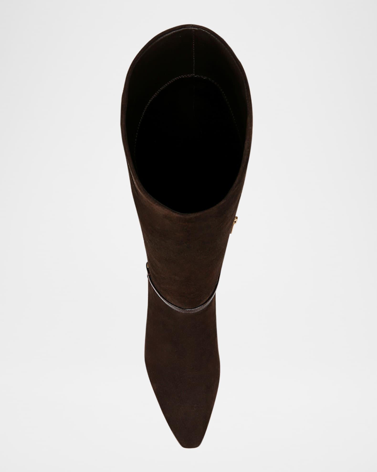 Kenzie Suede Harness Boots Product Image