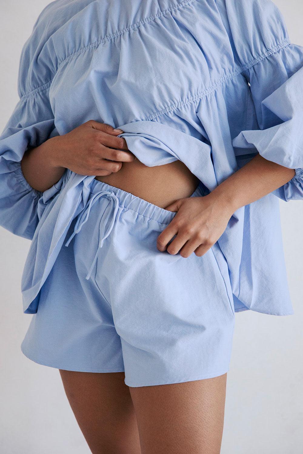 Akel Shorts - Blue Product Image