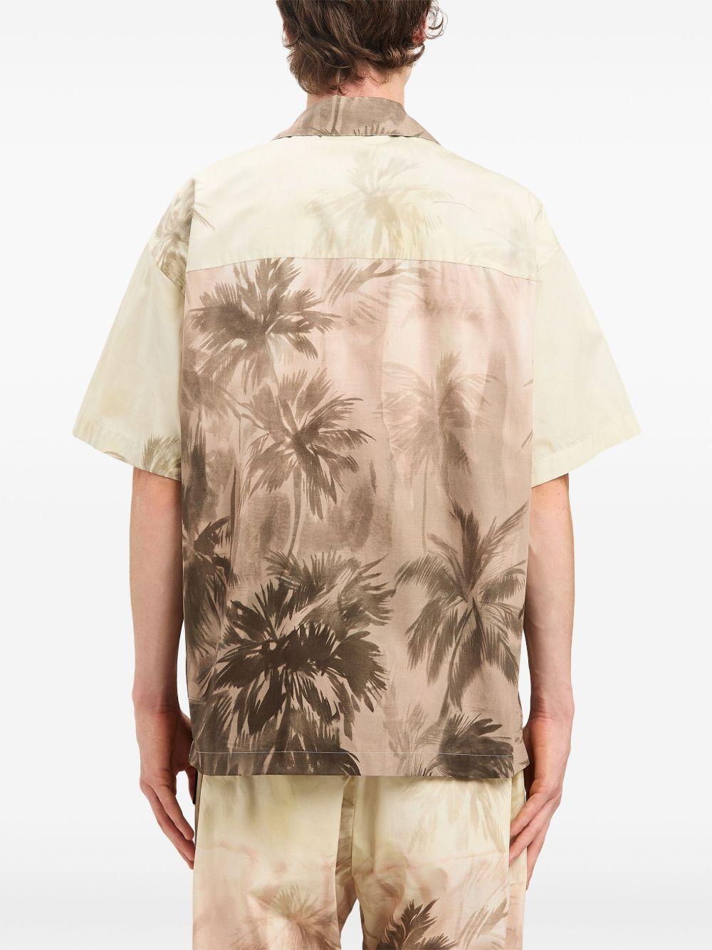 Sunset Palms Bowling shirt Product Image