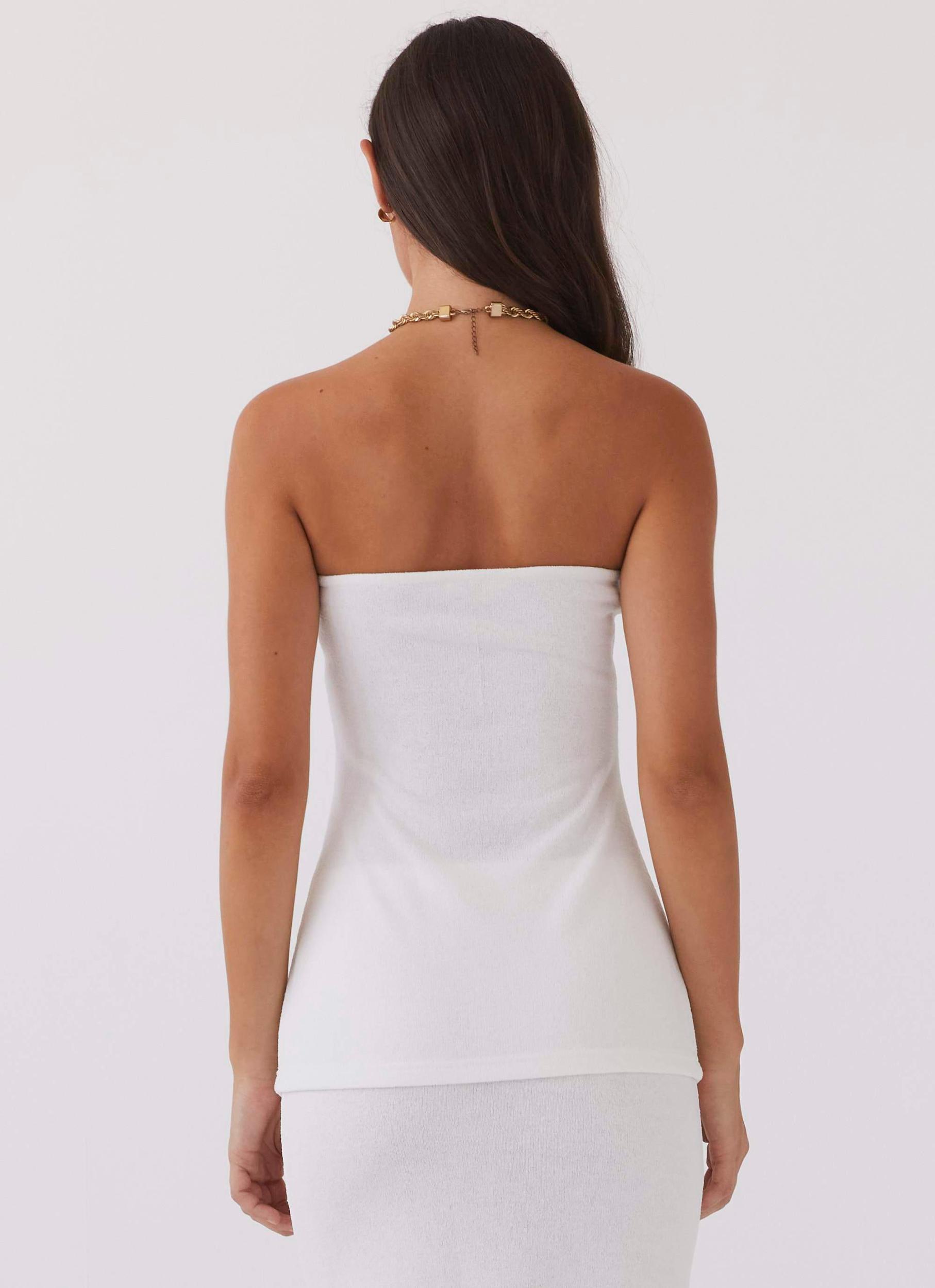 Delicate Lady Knit Top - White Product Image