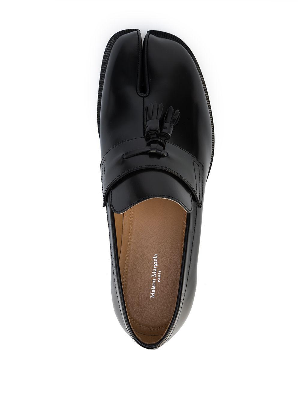 Tabi tassel-detail leather loafers Product Image