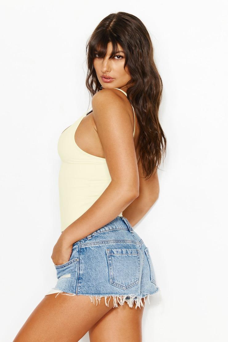 Sleek Deep V-Neck Cami Top Product Image