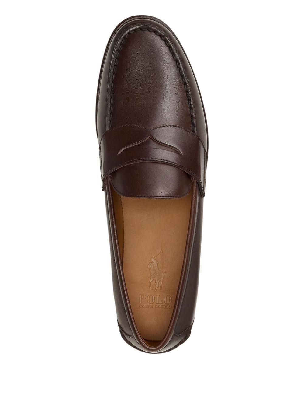 penny-strap leather loafers Product Image