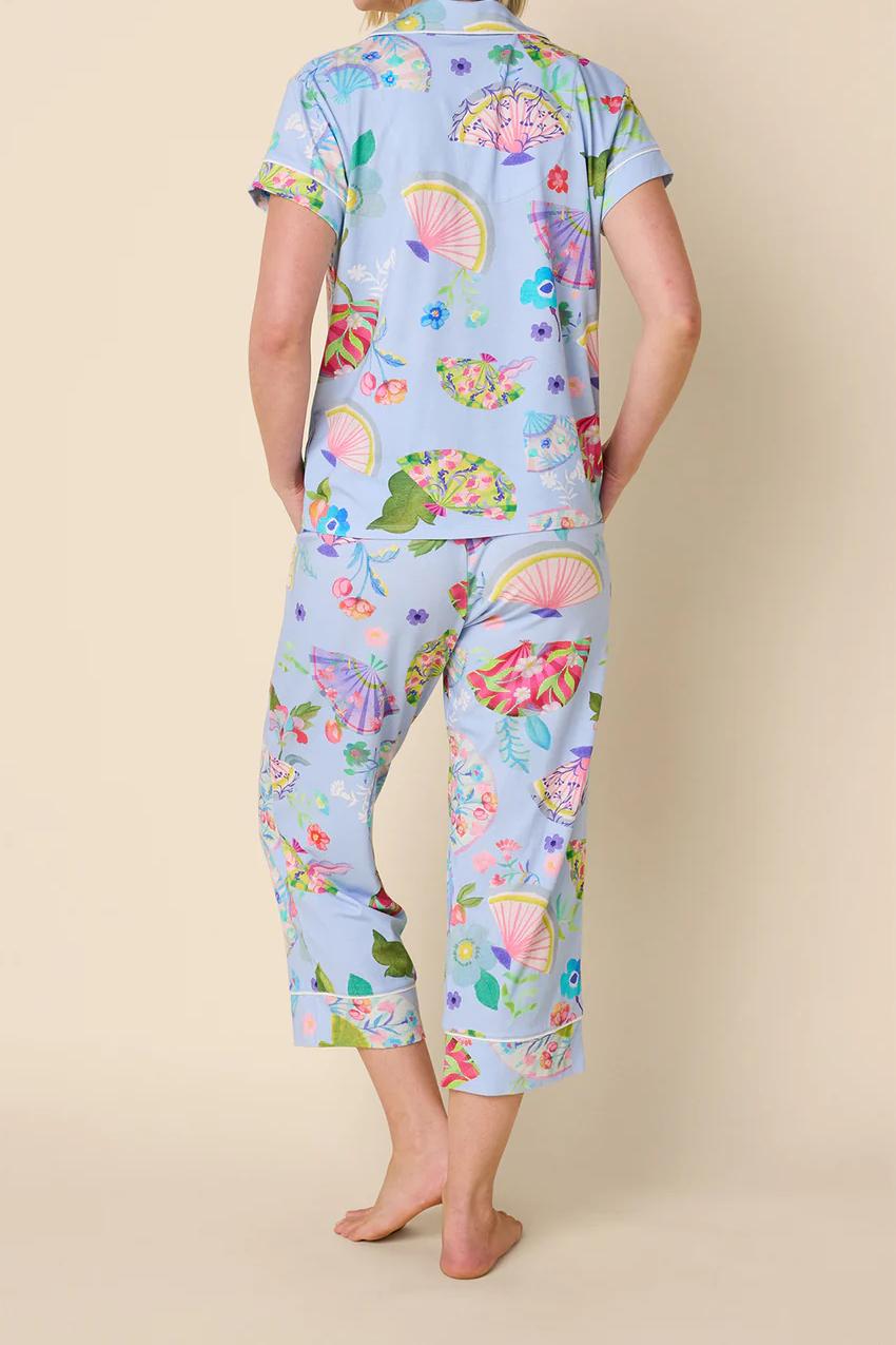 Shanghai Fans Pima Knit Capri Set Product Image