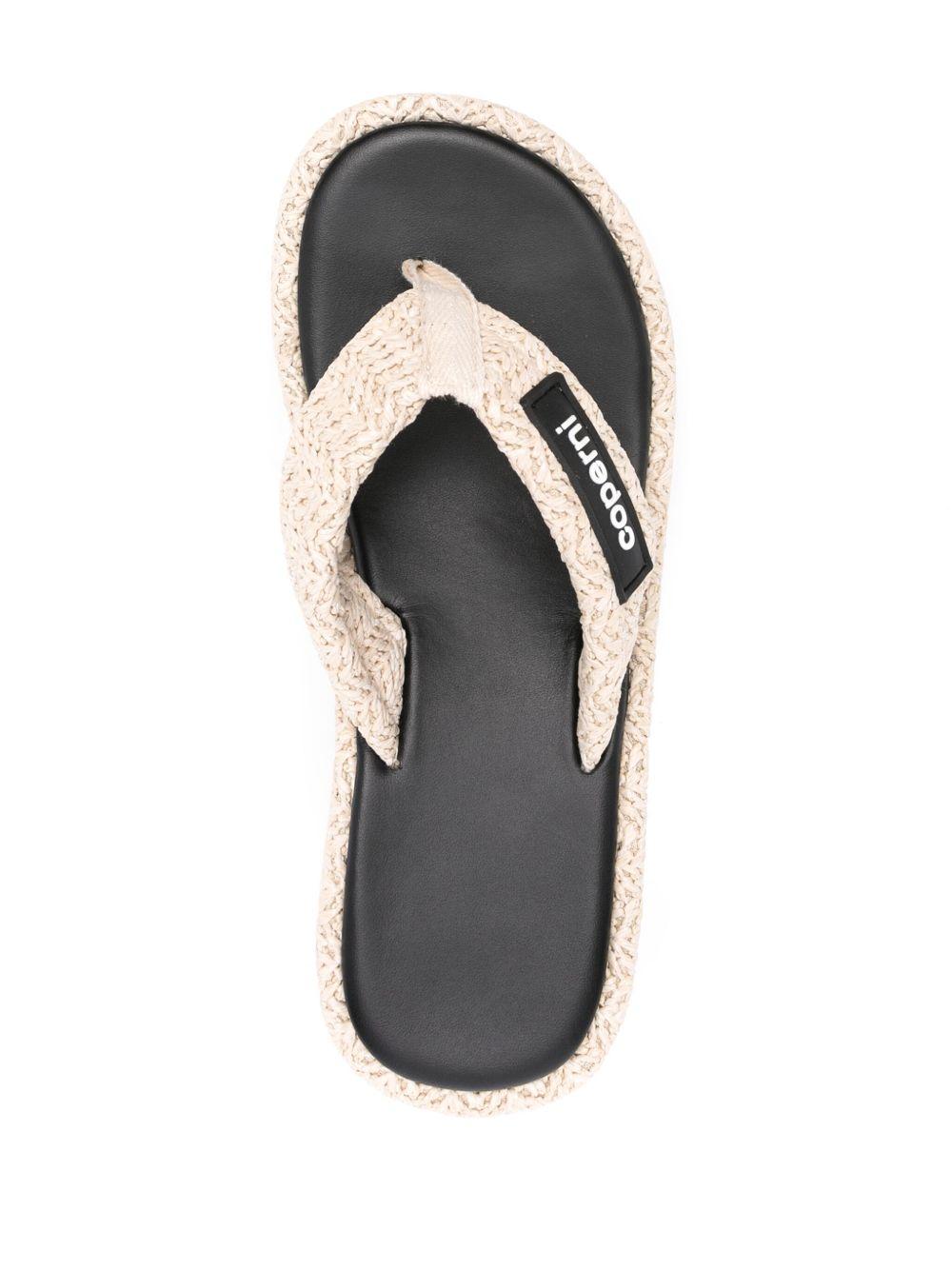 95mm raffia wedge sandals Product Image
