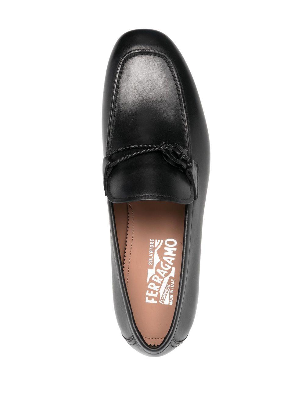 buckle-detail leather loafers Product Image