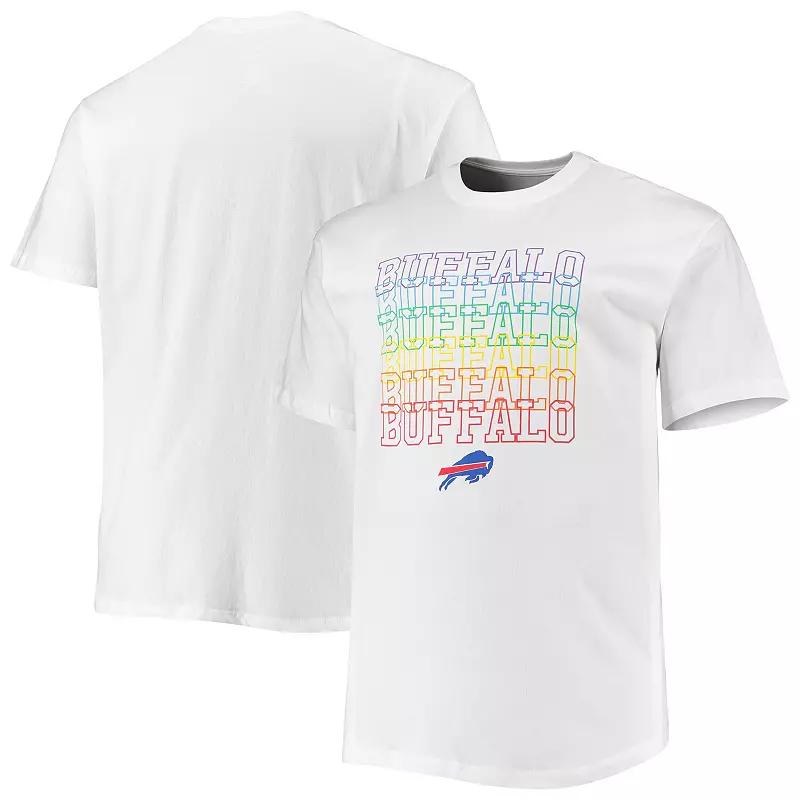 Men's Fanatics Branded White Buffalo Bills Big & Tall City Pride T-Shirt, Size: 2XLT Product Image