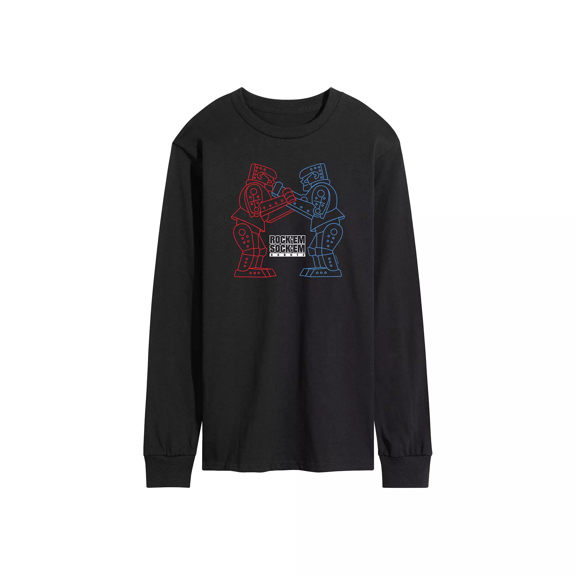Men's Rock 'Em Sock 'Em Robots Tee,  Product Image