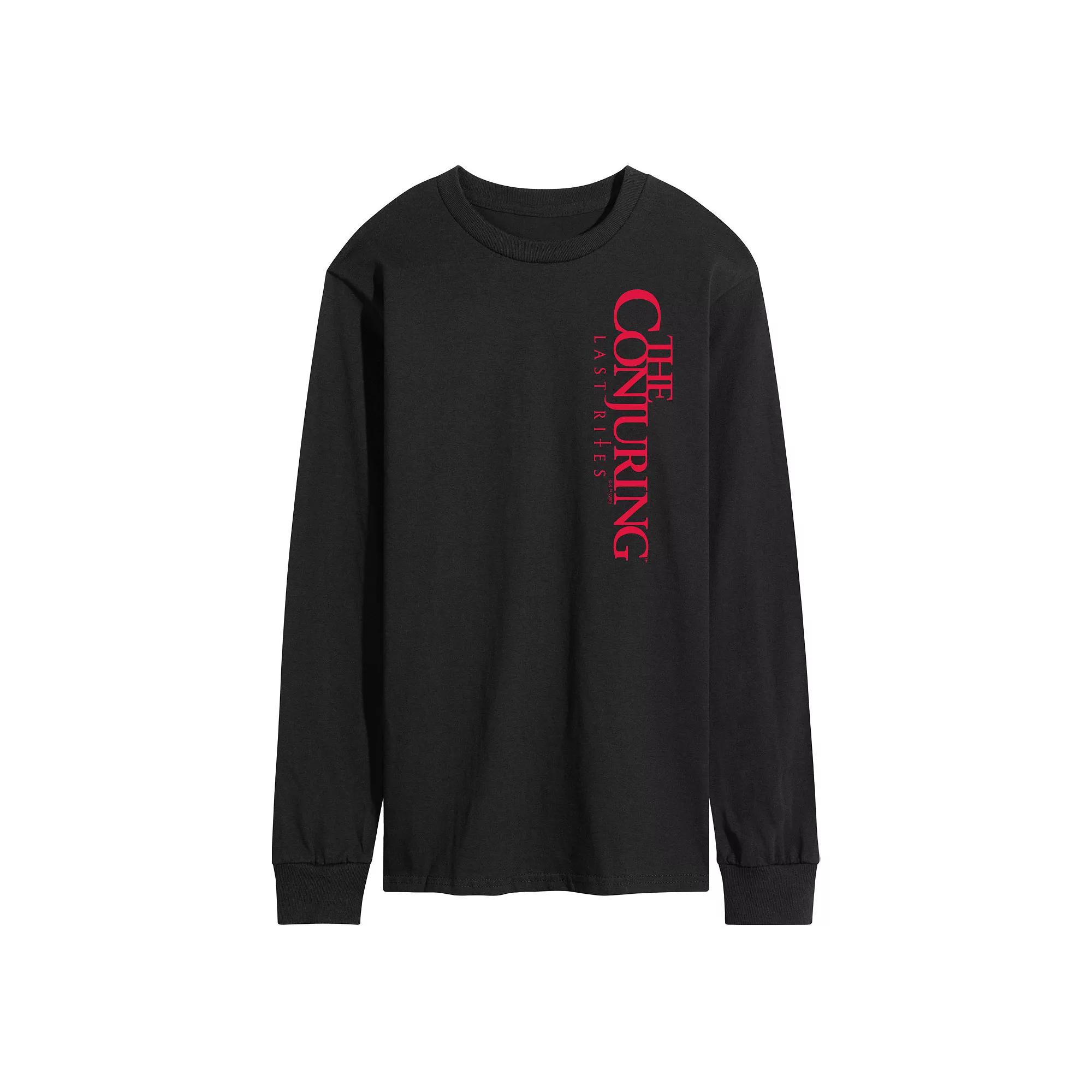 Men's Willy Wonka Cast Photo Long Sleeve Graphic Tee,  Product Image