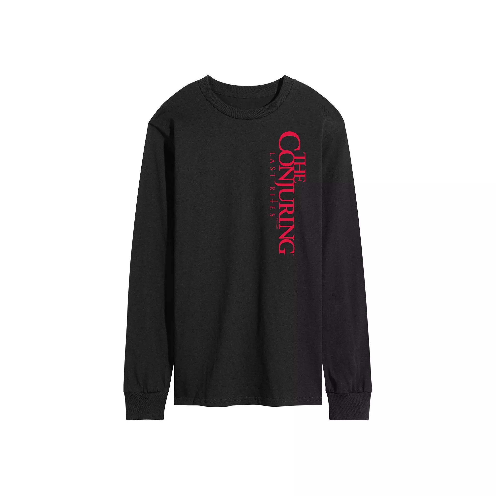 Men's Willy Wonka Cast Photo Long Sleeve Graphic Tee,  Product Image