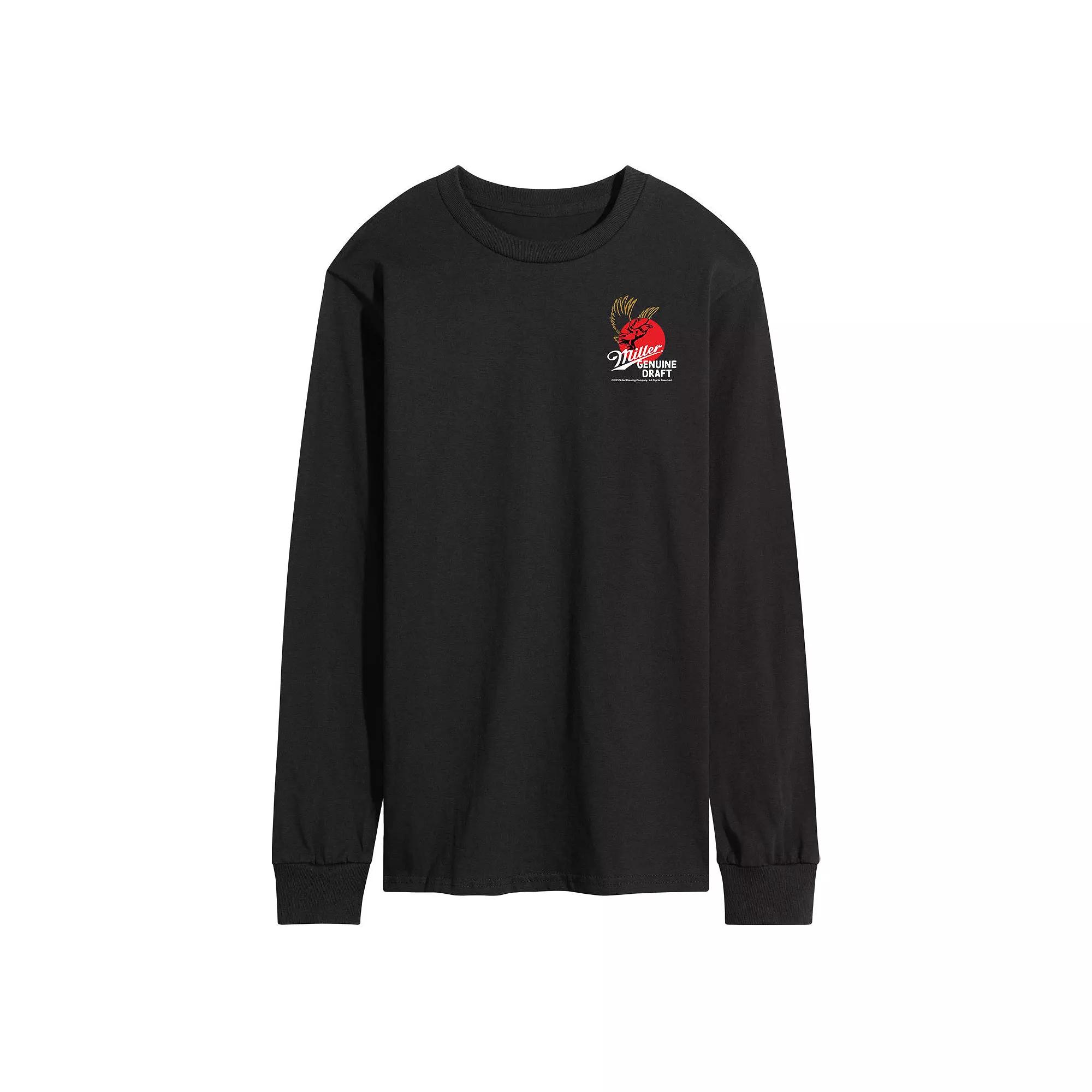 Men's Miller Genuine Draft Long Sleeve Graphic Tee,  Product Image
