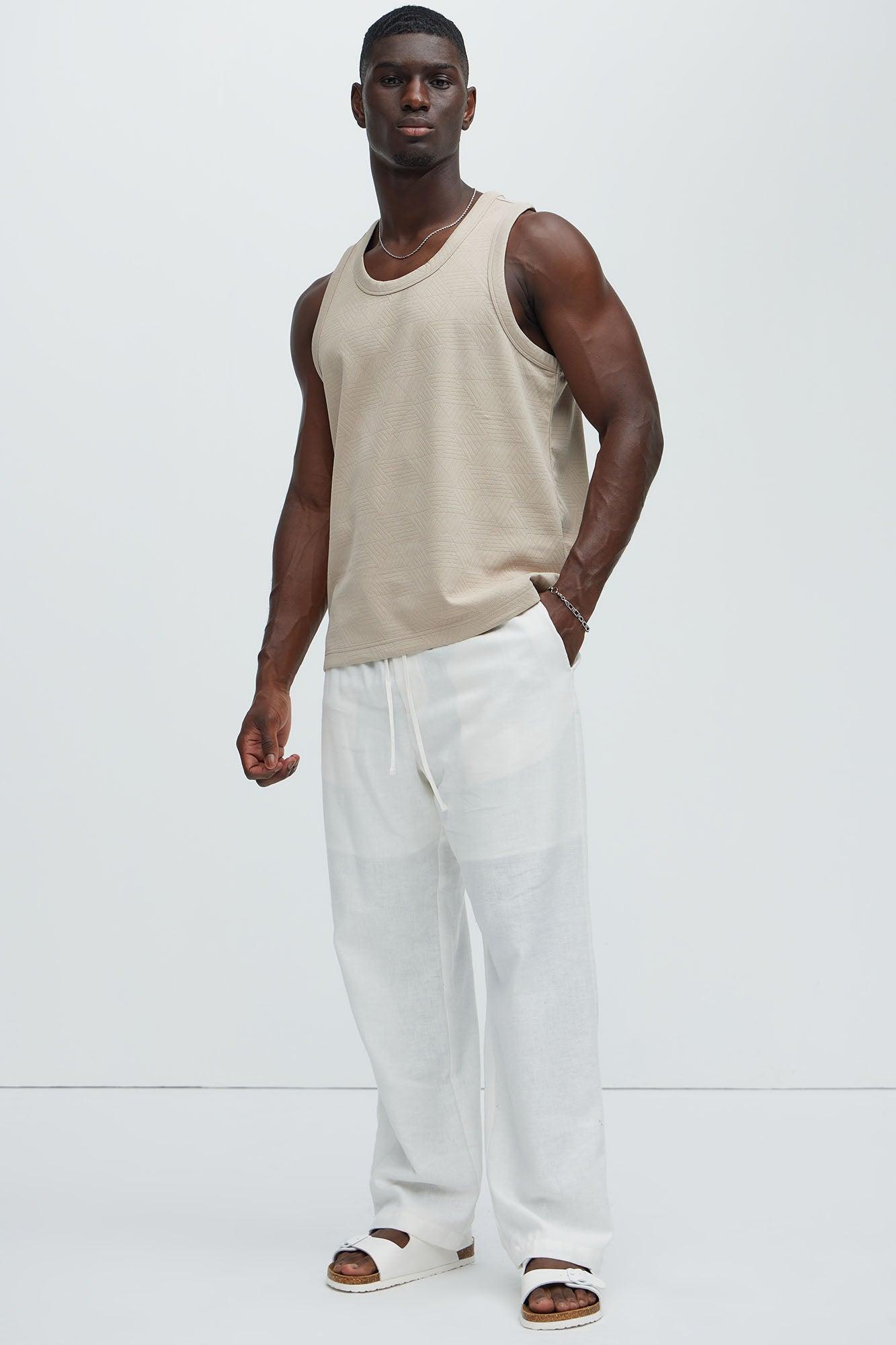 Kodi Textured Tank - Taupe Product Image