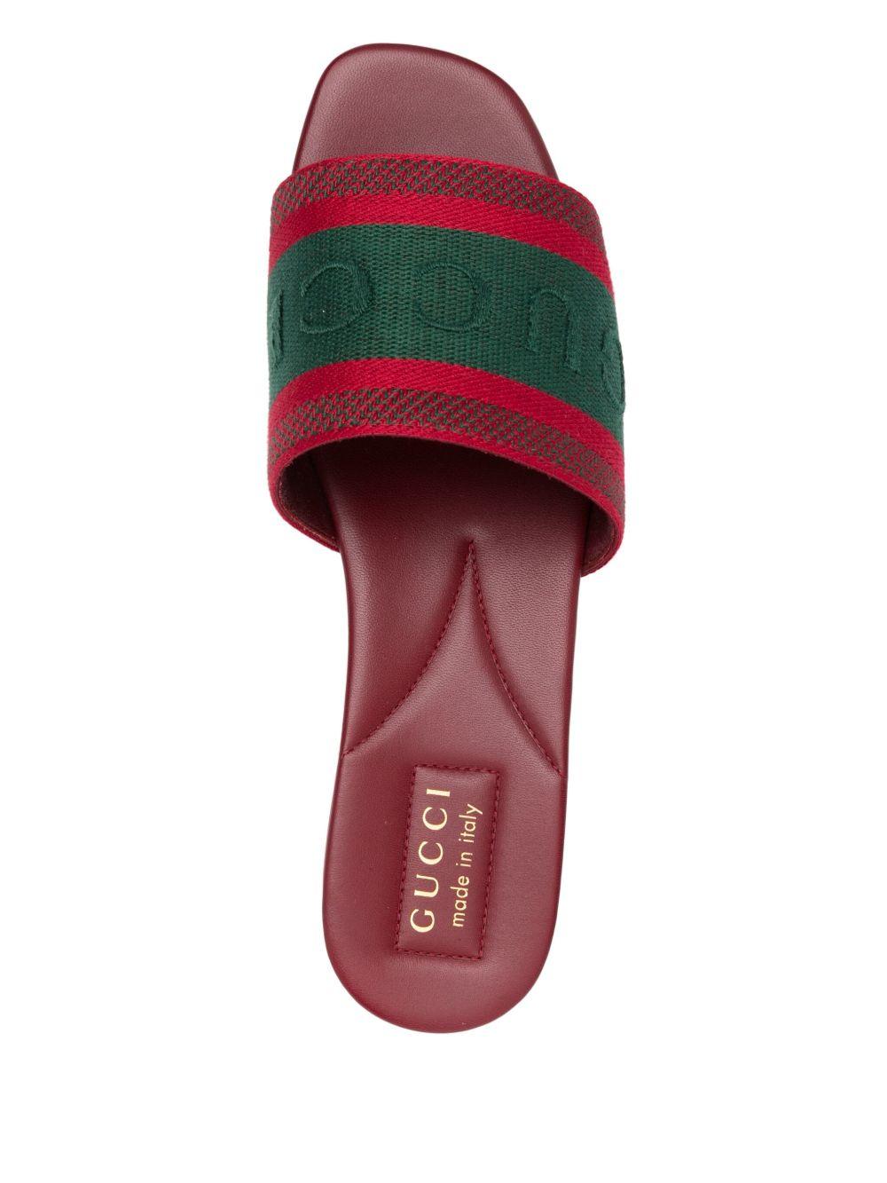 logo-motif flat sandals Product Image